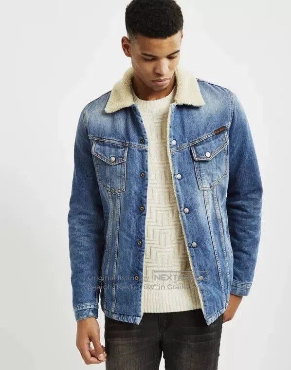 Nudie Jeans Nudie Lenny Denim Cashmere Jacket. Size US M / EU 48-50 / 2 - 1 Thumbnail