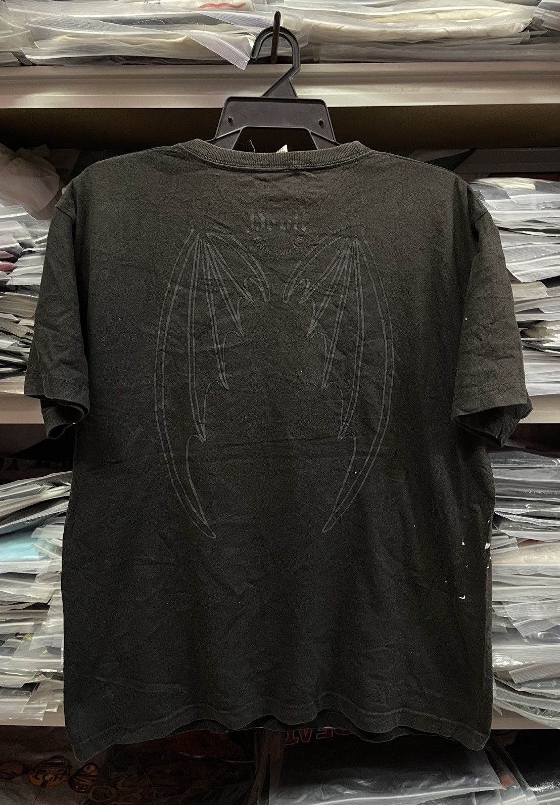 Vintage Vintage Rare " A Favourite Tool Of The Devil Is A Spear "🔥🔥🔥 Size US L / EU 52-54 / 3 - 6 Thumbnail
