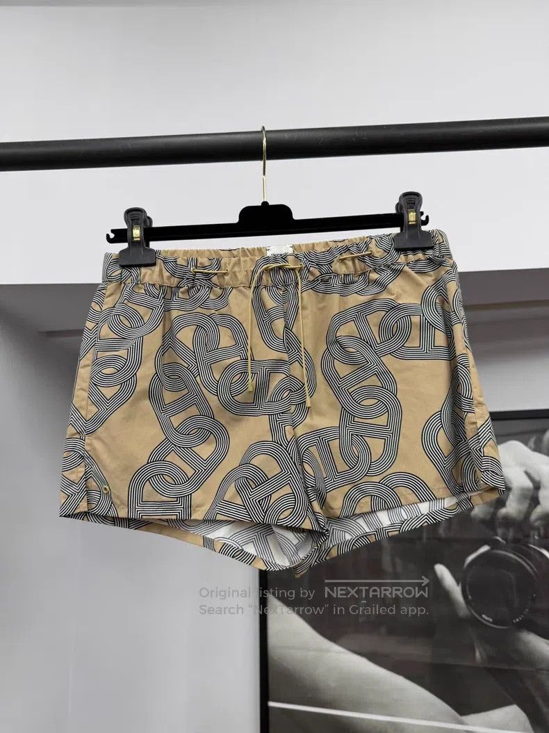Hermes Hermes Khaki Pig Nose Printed Windbreaker Jacket and Short Size XS / US 0-2 / IT 36-38 - 5 Thumbnail