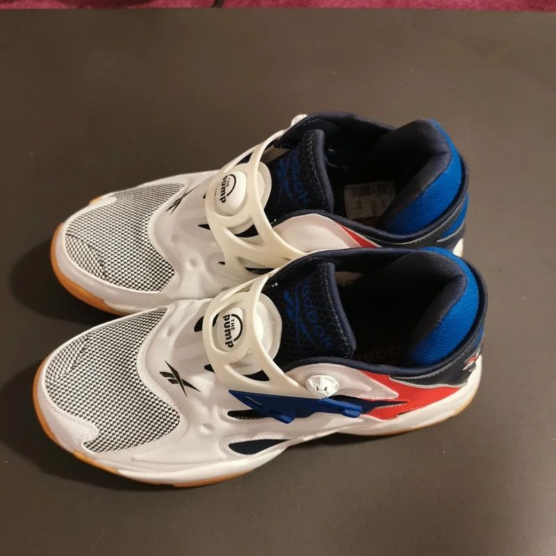 Reebok Reebok Pump Court Trainers - Size UK 7 / US 8 Navy Red White Size US 8 / EU 41 - 7 Thumbnail