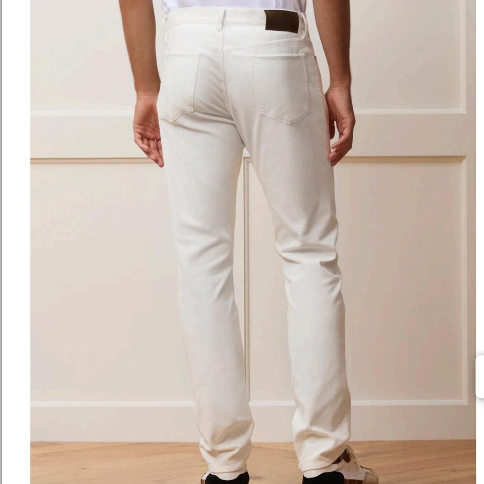 Todd Snyder Todd Snyder New York Slim Fit 5-Pocket Corduroy Pant White Size US 28 / EU 44 - 3 Thumbnail