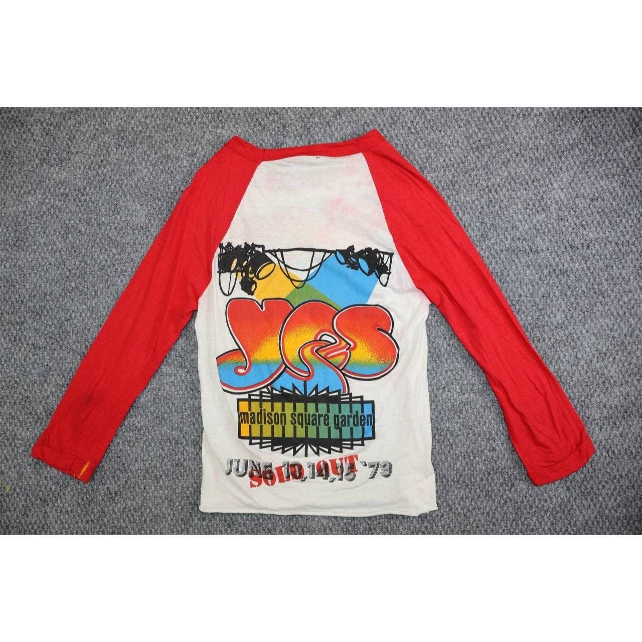Vintage Vintage 1978 Yes Band Raglan T-Shirt MSG Tour 3/4 Sleeve Size US XS / EU 42 / 0 - 2 Thumbnail