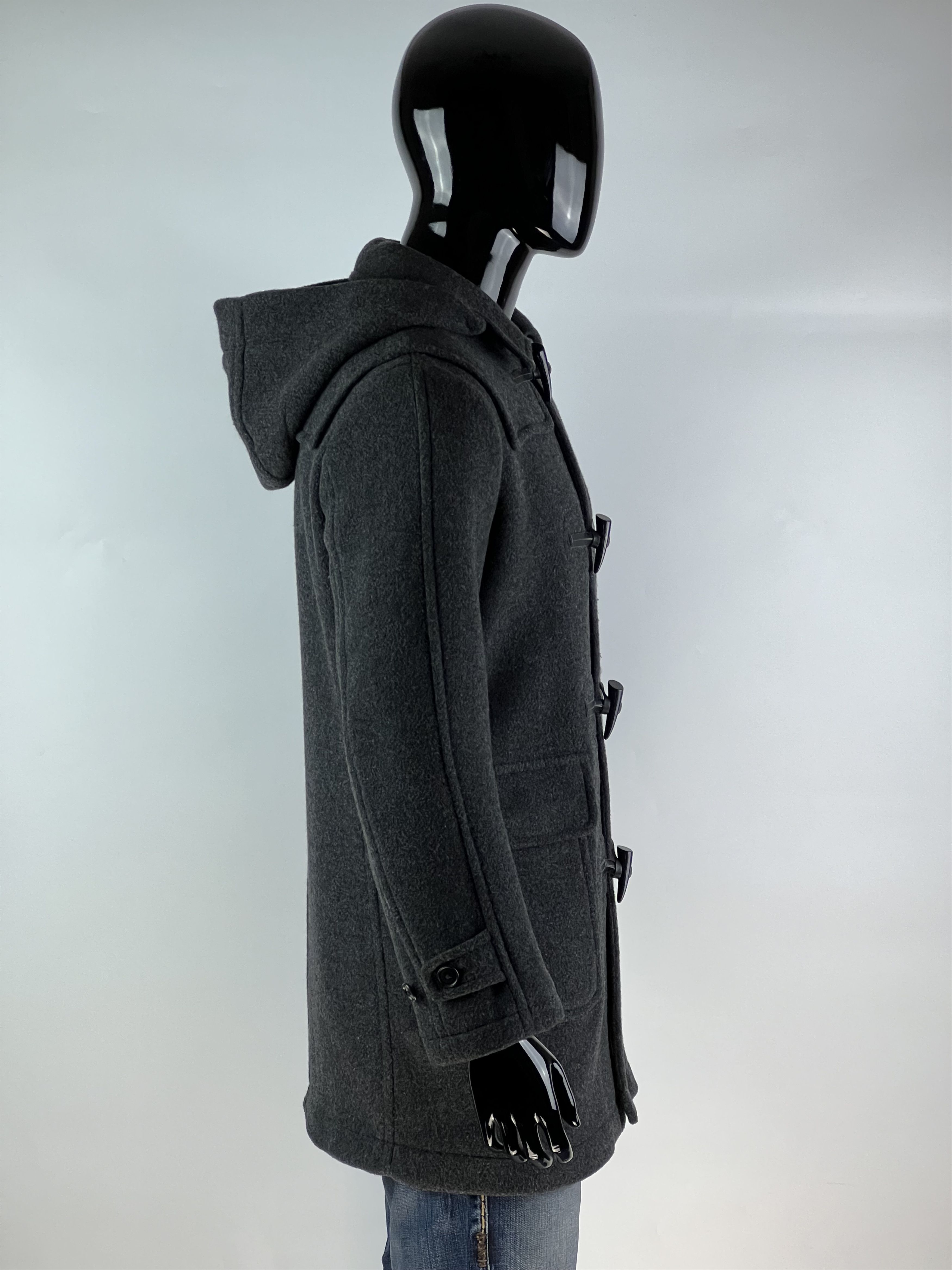 Japanese Brand Uniqlo Men's Wool Duffle Coat Gray Size S Size US S / EU 44-46 / 1 - 2 Thumbnail