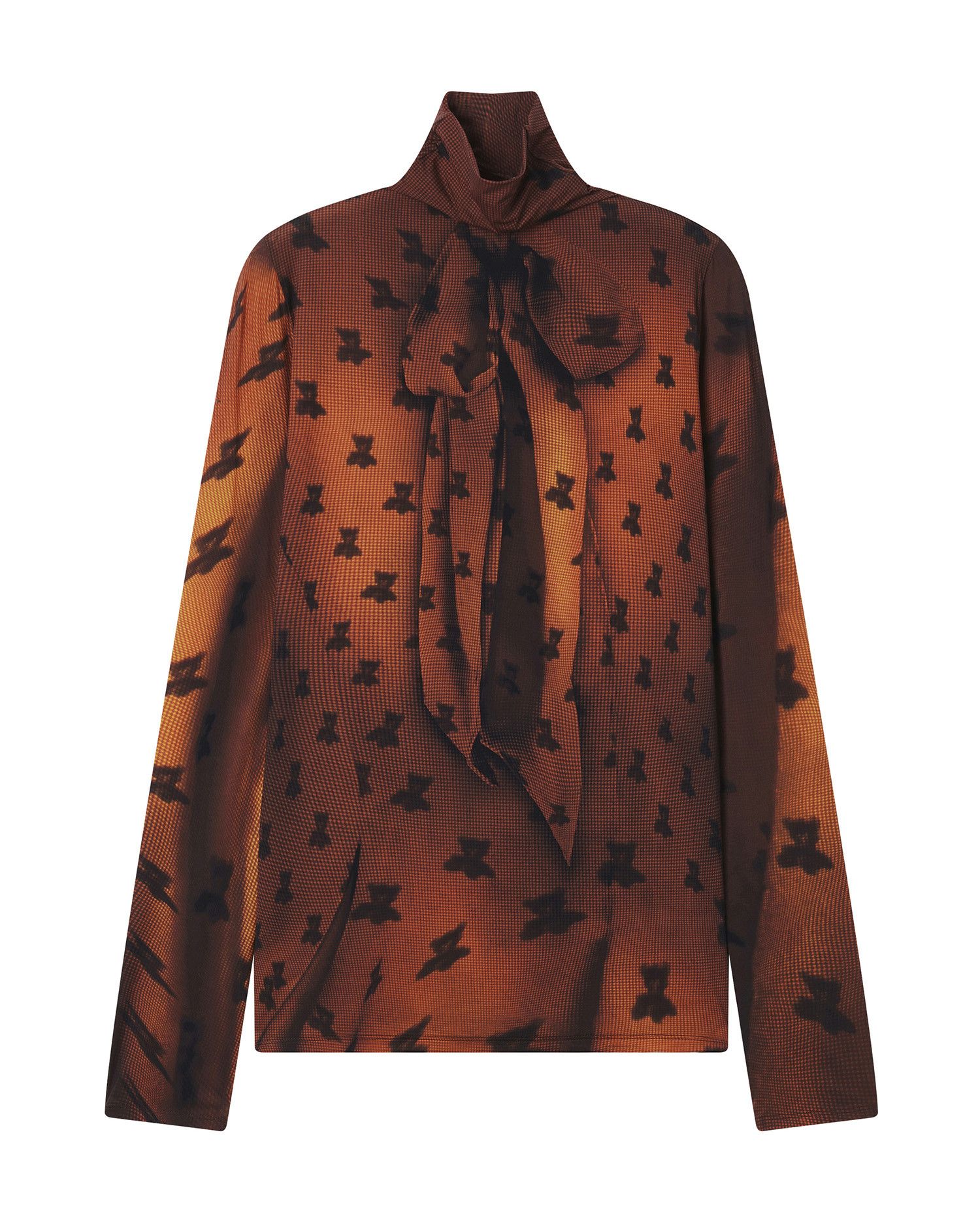 Acne Studios Acne Studios Bow Print Top Size XS / US 0-2 / IT 36-38 - 1 Thumbnail