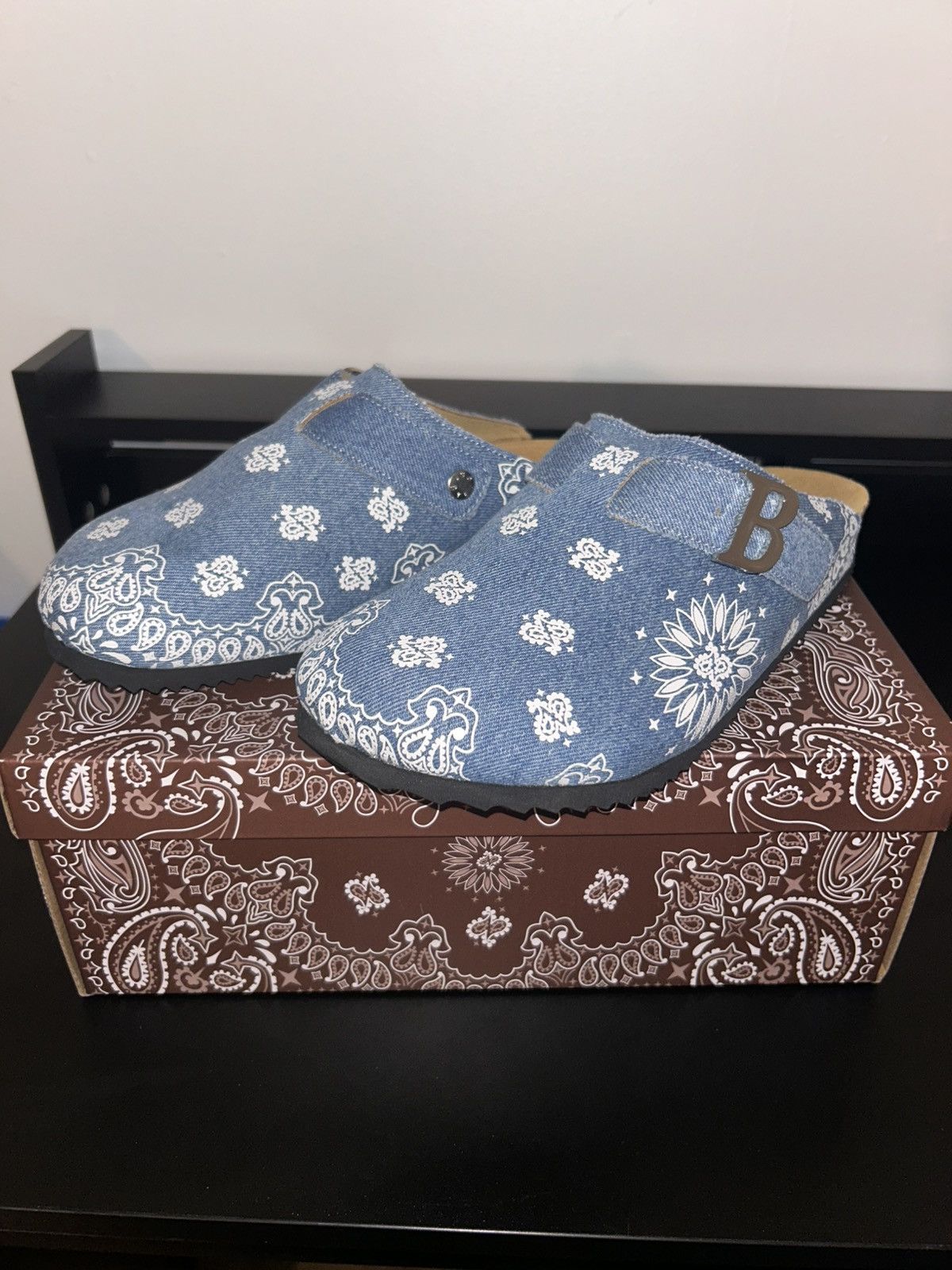 Bravest Studios Bravest Denim Paisley Clogs Size US 11 / EU 44 - 1 Thumbnail