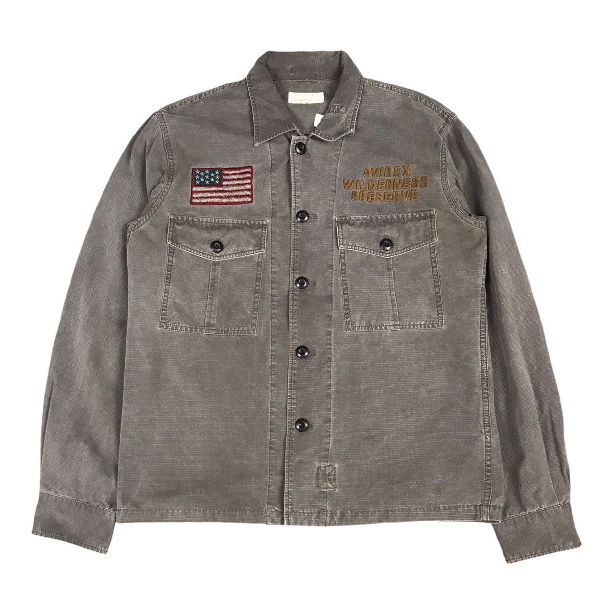 Avirex × Japanese Brand AVIREX WILDERNESS PRESERVE BUTTON UP JACKET Size US M / EU 48-50 / 2 - 1 Thumbnail