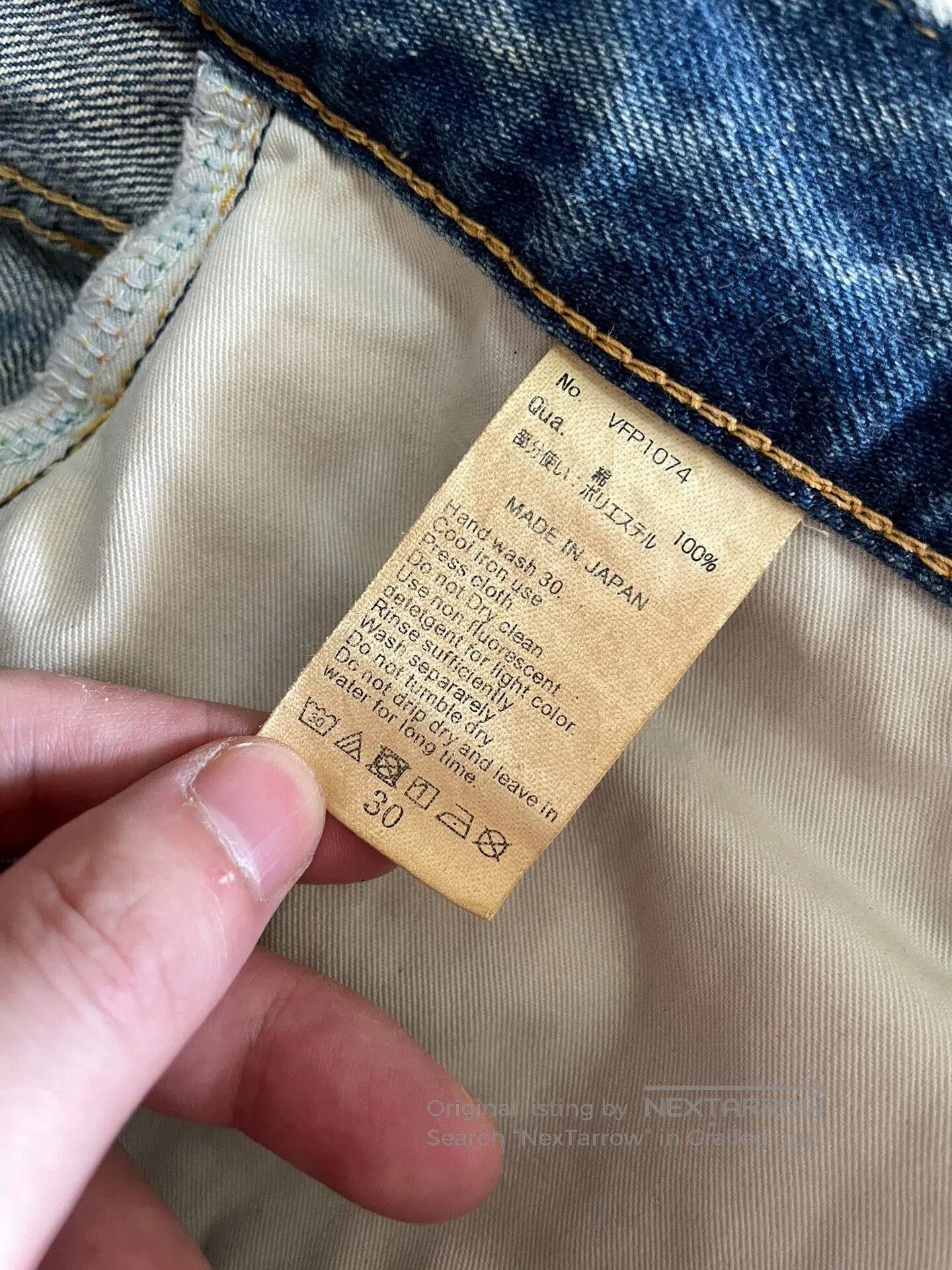 Vanquish denim by vanquish fragment distressed jeans. Size US 30 / EU 46 - 8 Thumbnail