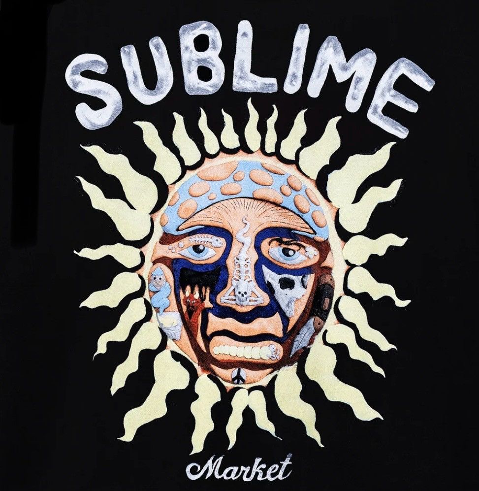Designer × Market 💥 MARKET Sublime Freedom Sun Shirt Black XXL 2XL 💥 Size US XXL / EU 58 / 5 - 2 Thumbnail