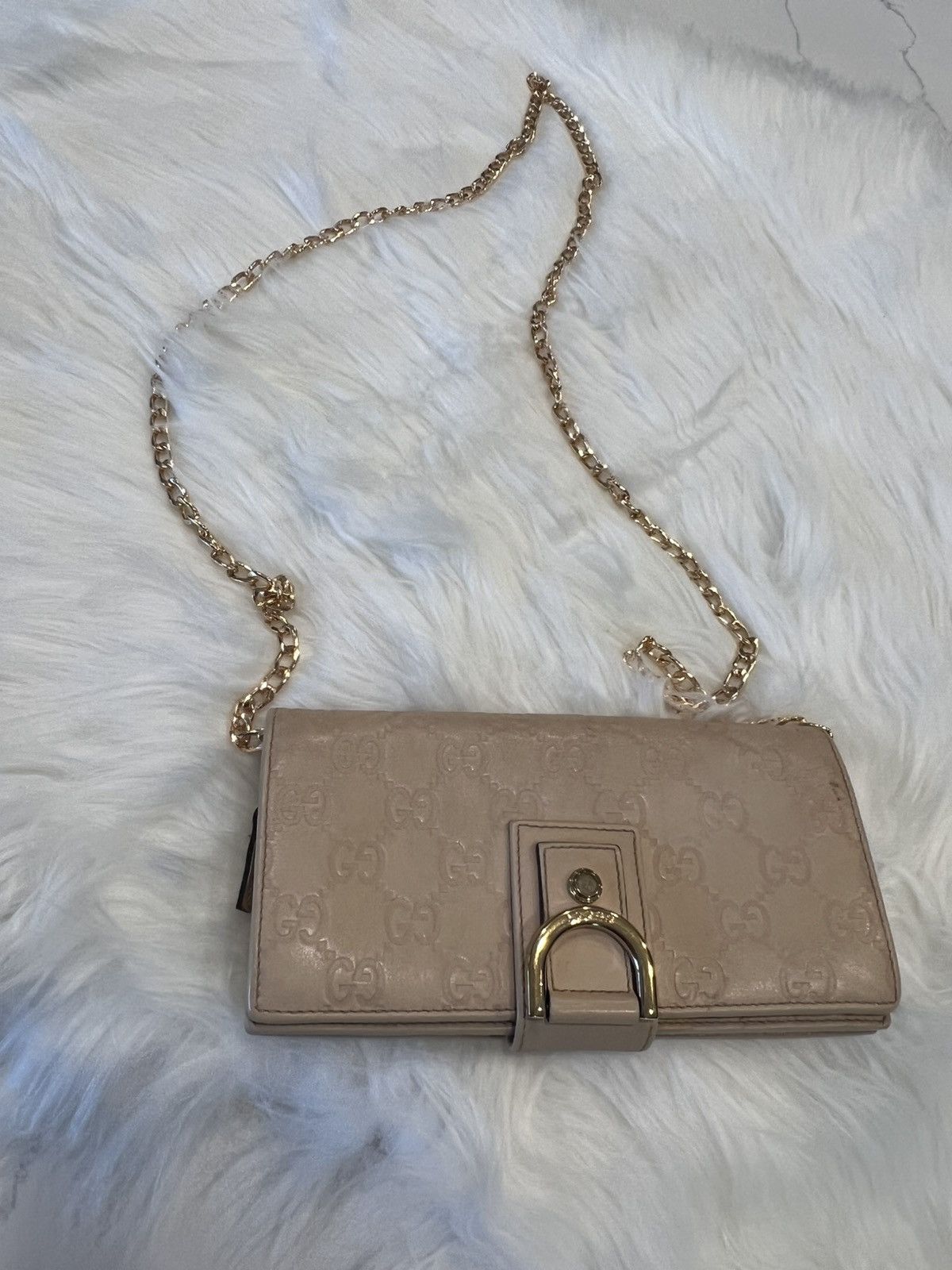Gucci Gucci Guccissima Leather D-Ring Wallet on Chain w/ Charm Size ONE SIZE - 8 Thumbnail