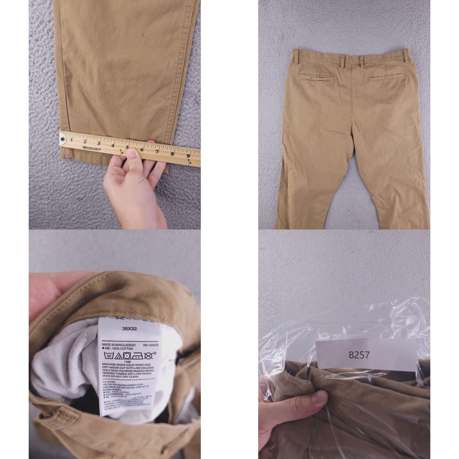 Old Navy Old Navy Pants Mens Slim Chino 38x30 Brown Slim Regular 38 Inseam 30 Mens Chino Pants Brown Slim Fit Regular Size 38 Mens Size US 38 / EU 54 - 8 Thumbnail