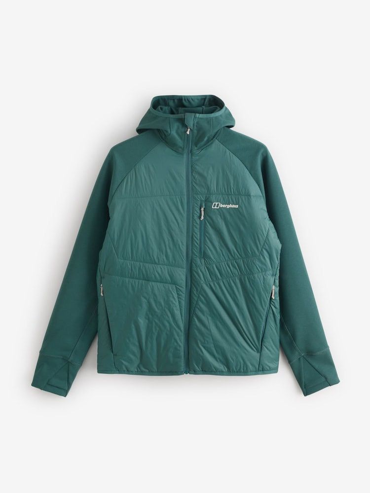 Berghaus Berghaus Trawden Hybrid Outdoor Insulated Jacket Green Men’s Size US L / EU 52-54 / 3 - 1 Thumbnail