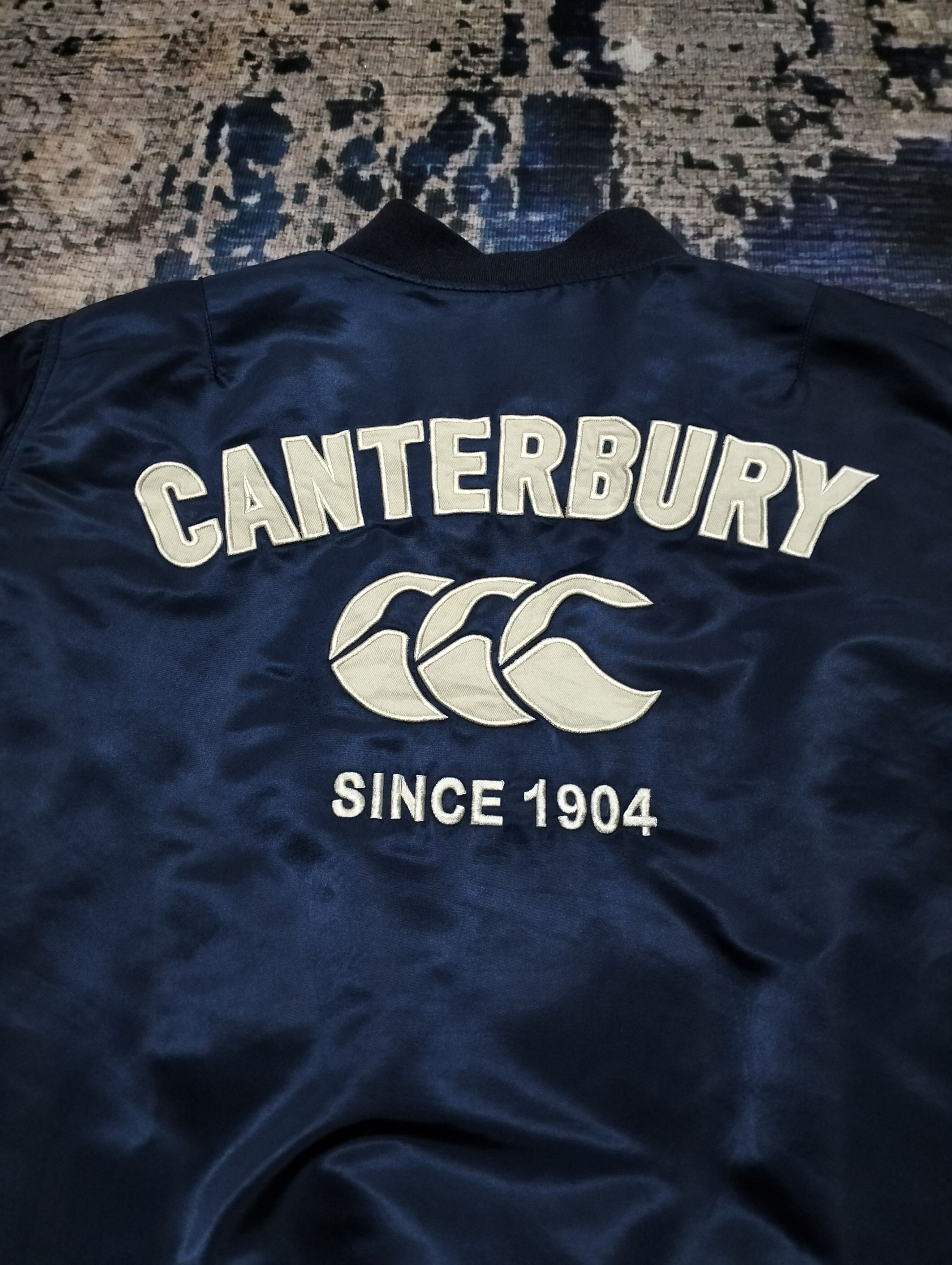 Canterbury of New Zealand Canterbury Ma-1 Bomber Jacket Embroidered Logo Size US L / EU 52-54 / 3 - 4 Thumbnail