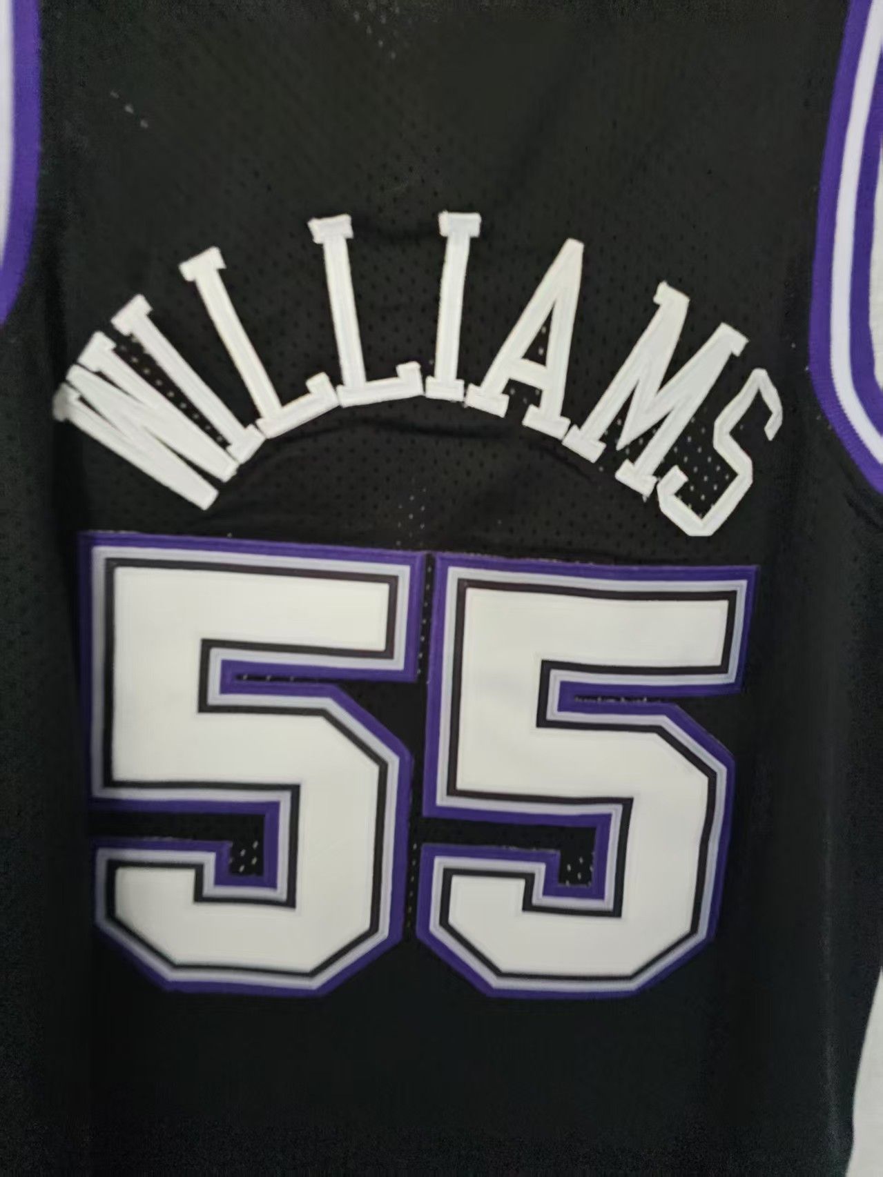 NBA Sacramento Kings 55 Jason Williams Jersey Stitched Black Size US M / EU 48-50 / 2 - 4 Thumbnail