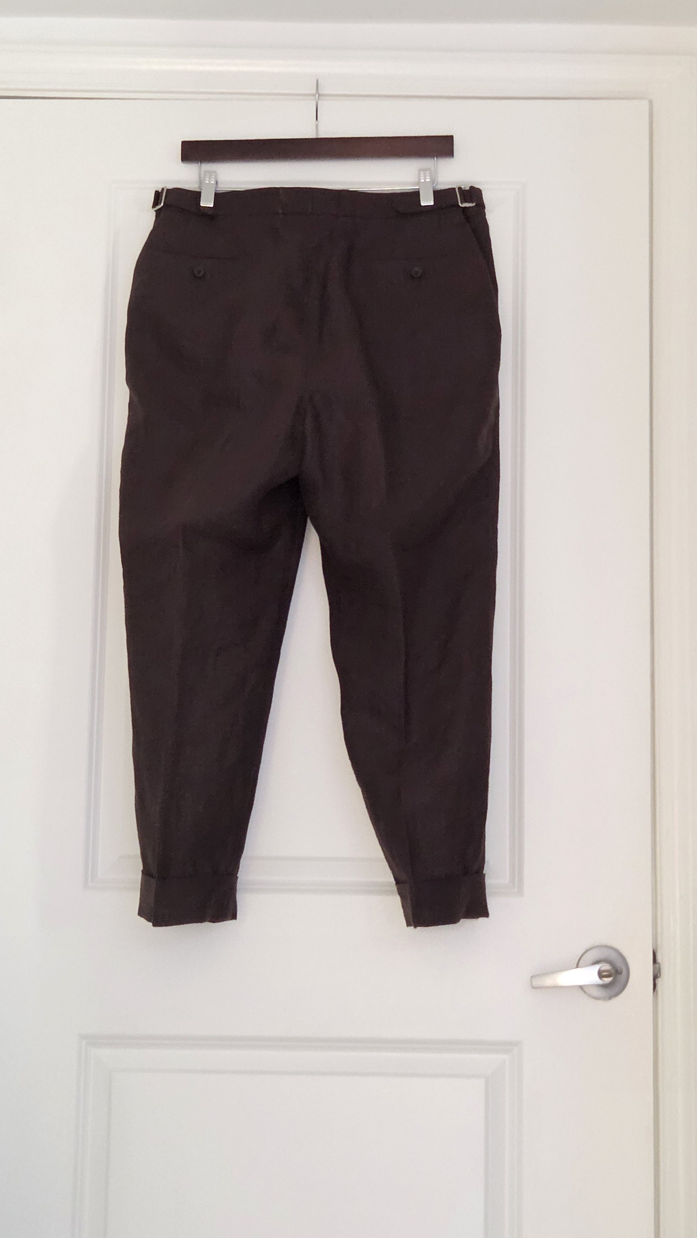 Other Benevento brown linen trousers Size US 36 / EU 52 - 5 Thumbnail