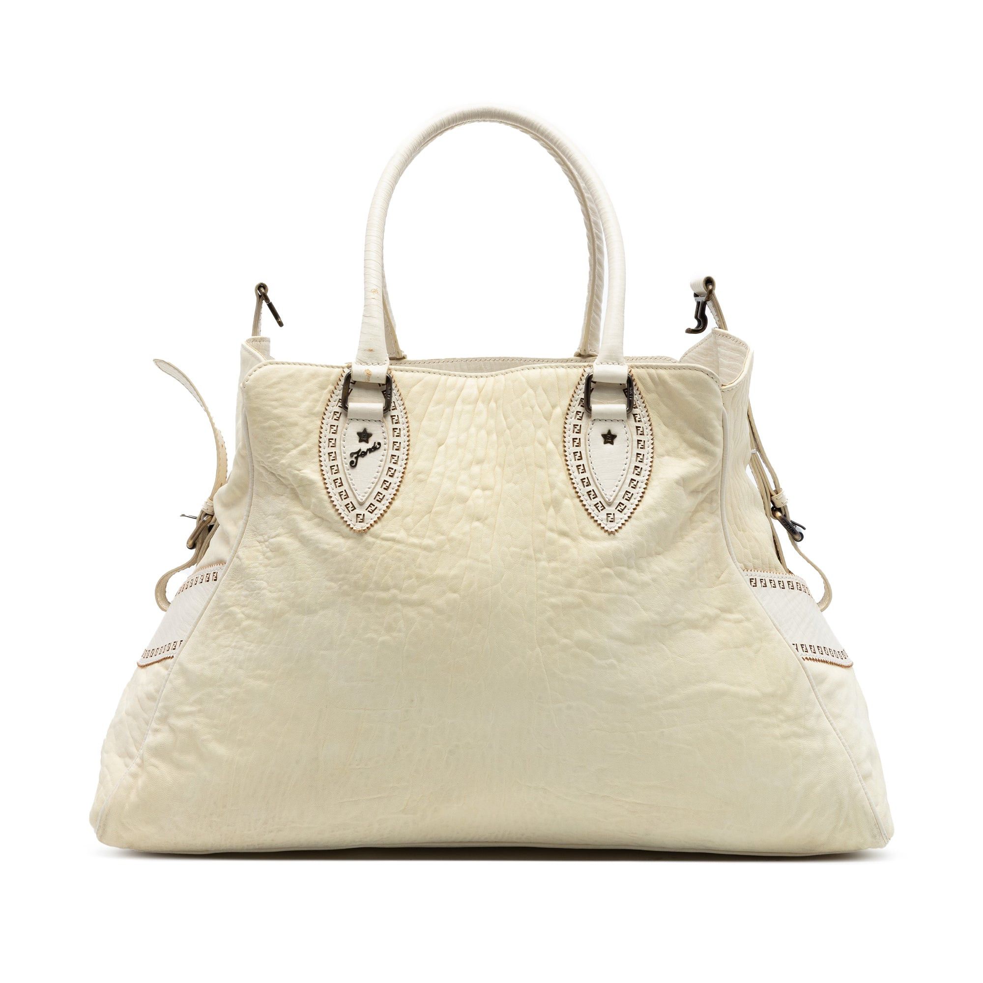 Fendi Large Leather Etniko Du Jour Handbag Size ONE SIZE - 1 Thumbnail