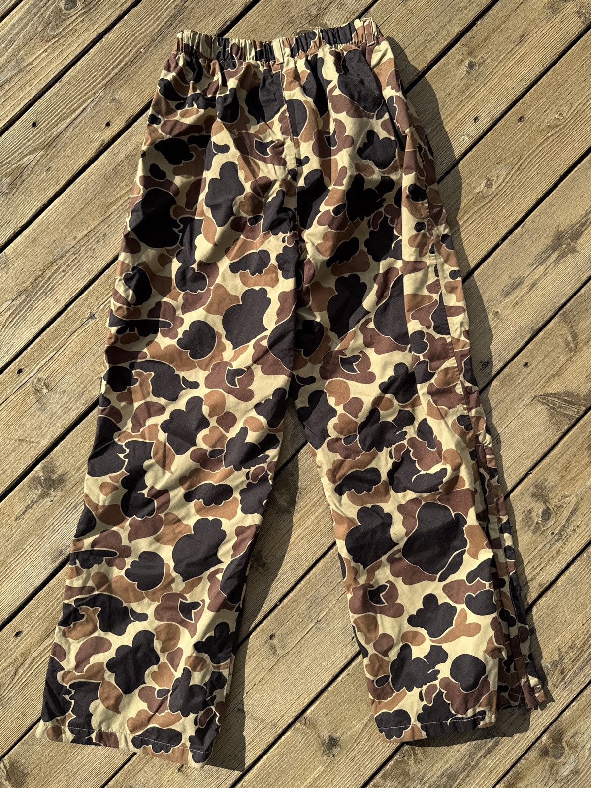 Columbia VTG Columbia Mens Size LARGE Duck Camo Nylon Rain Pants Size US 36 / EU 52 - 6 Thumbnail