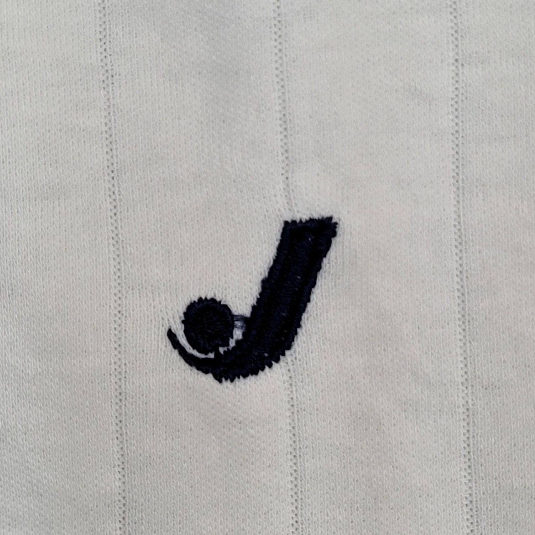 Jantzen VINTAGE Jantzen Shirt Ribbed V-Neck Ringer Medium 90s USA Made Cotton Poly White Mens Short Sleeve T-Shirt Size US M / EU 48-50 / 2 - 7 Thumbnail