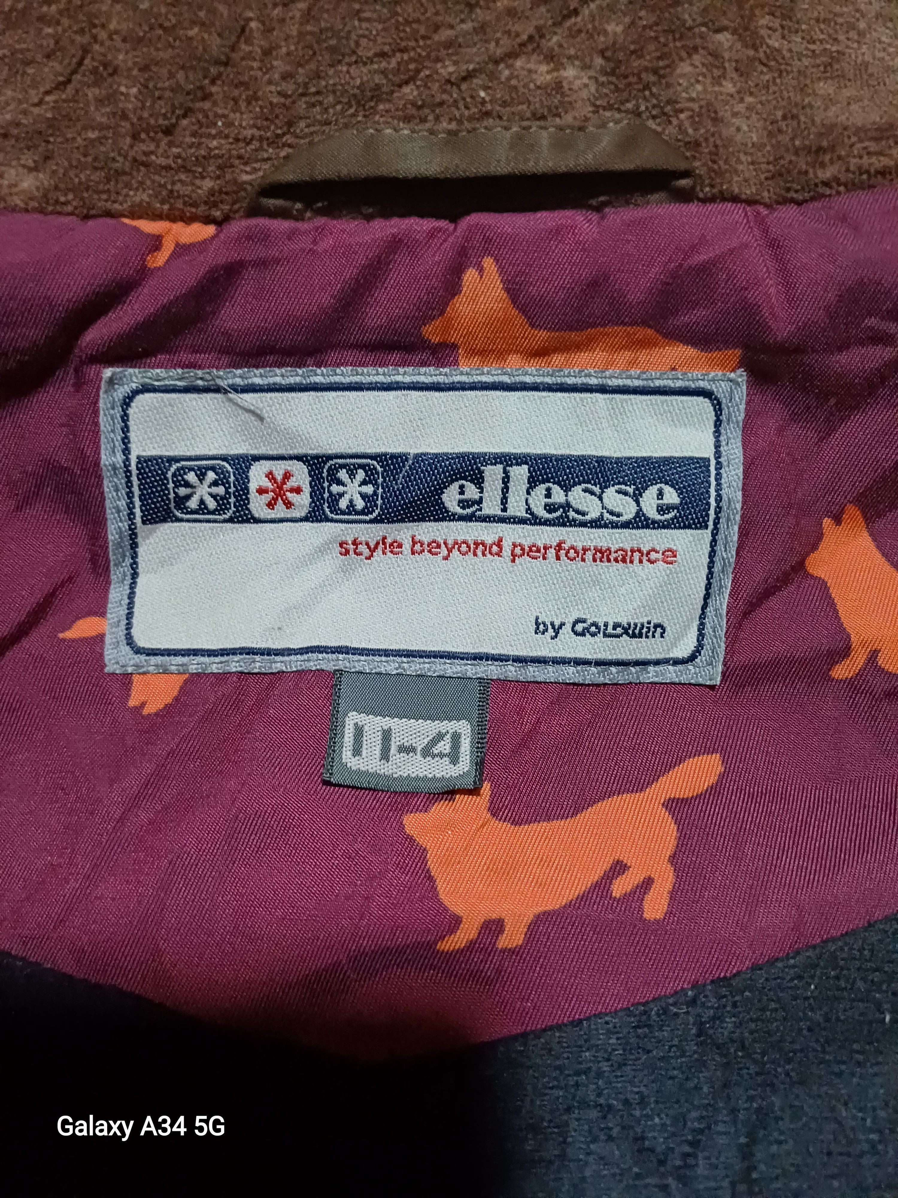 Ellesse × Goldwin Leather Jacket Ellese x Goldwin Size L / US 10 / IT 46 - 7 Thumbnail
