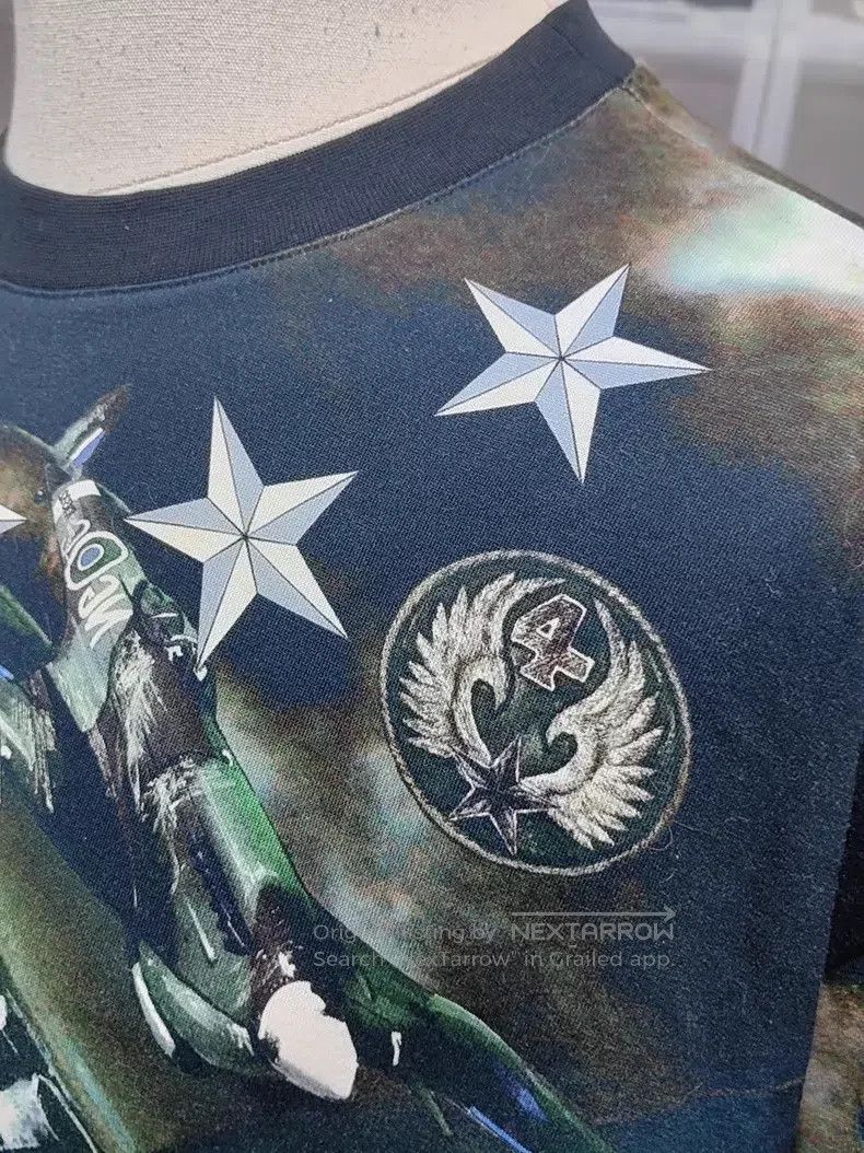 Givenchy Givenchy Classic Green Airplane Print T-Shirt Size US XS / EU 42 / 0 - 7 Thumbnail