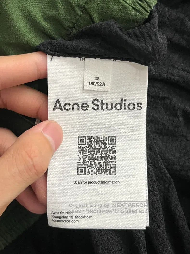 Acne Studios Acne Studios 25FW Avocado Green 1996 Printed Notched Lapel Size US S / EU 44-46 / 1 - 4 Thumbnail