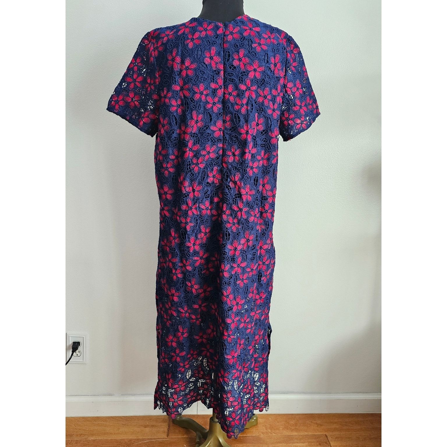 Other Tuckernuck POMANDER Place Midnight Floral Seraphina Dress L Size L / US 10 / IT 46 - 5 Thumbnail