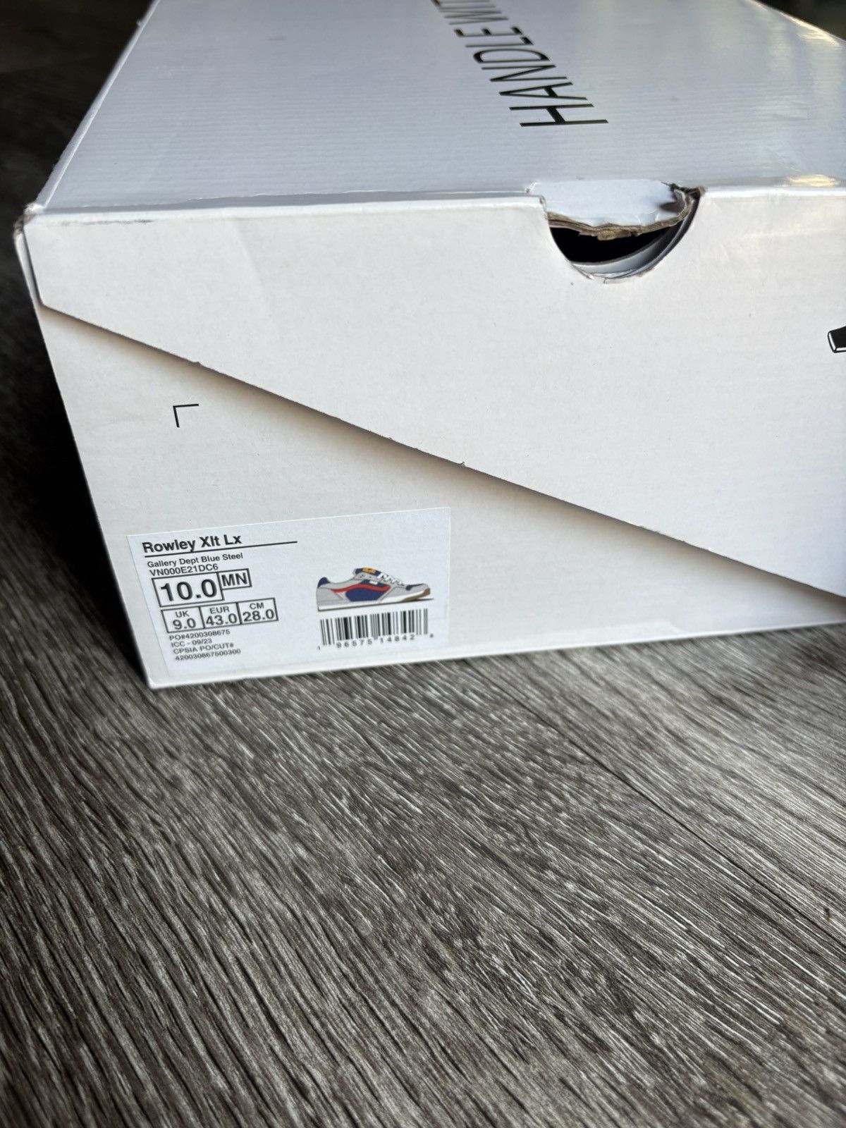 Gallery Dept. × Vans Gallery Dept. x Vans Rowley Xlt Lx Blue Red Sneaker Shoe Size US 10 / EU 43 - 11 Thumbnail