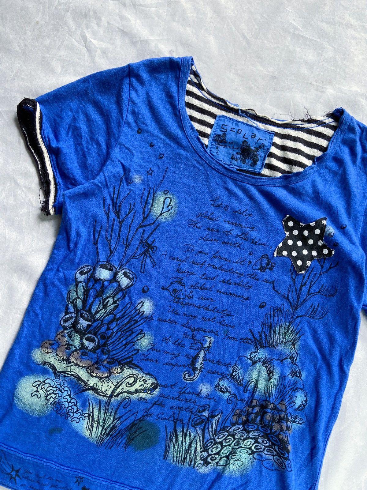 Beauty Beast × Hysteric Glamour × Japanese Brand 🌸SCOLAR DOUBLE LAYER TEE Size US S / EU 44-46 / 1 - 3 Thumbnail