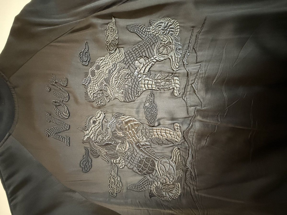 Noir Kei Ninomiya Noir Kei Ninomiya-Dragon Embroidery Silk Reversible Bomber Size S / US 4 / IT 40 - 14 Thumbnail