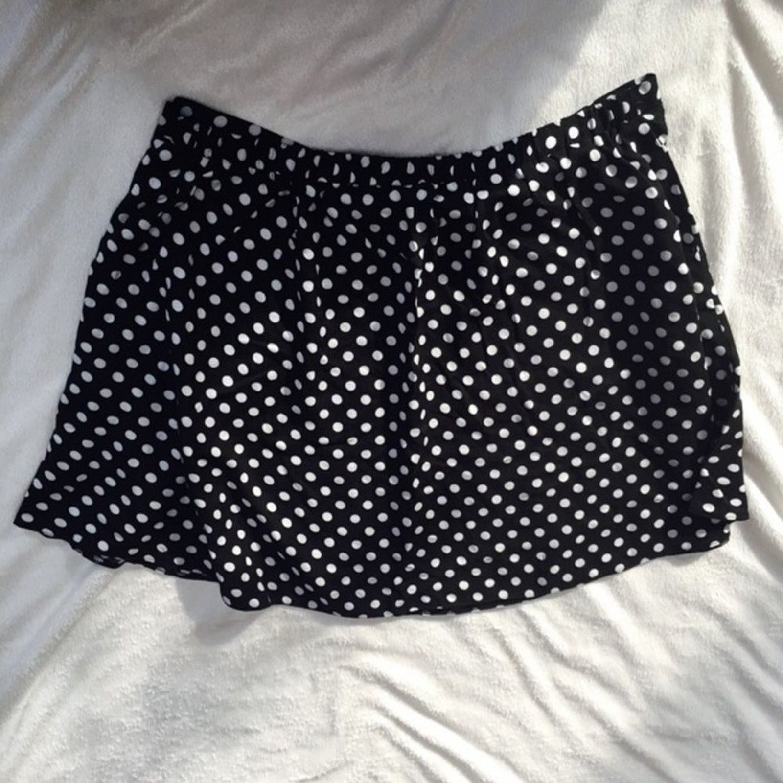 Asos ASOS Polka Dot Elastic Waist Mini Skirt | Sz 8 Size 30" / US 8 / IT 44 - 5 Thumbnail
