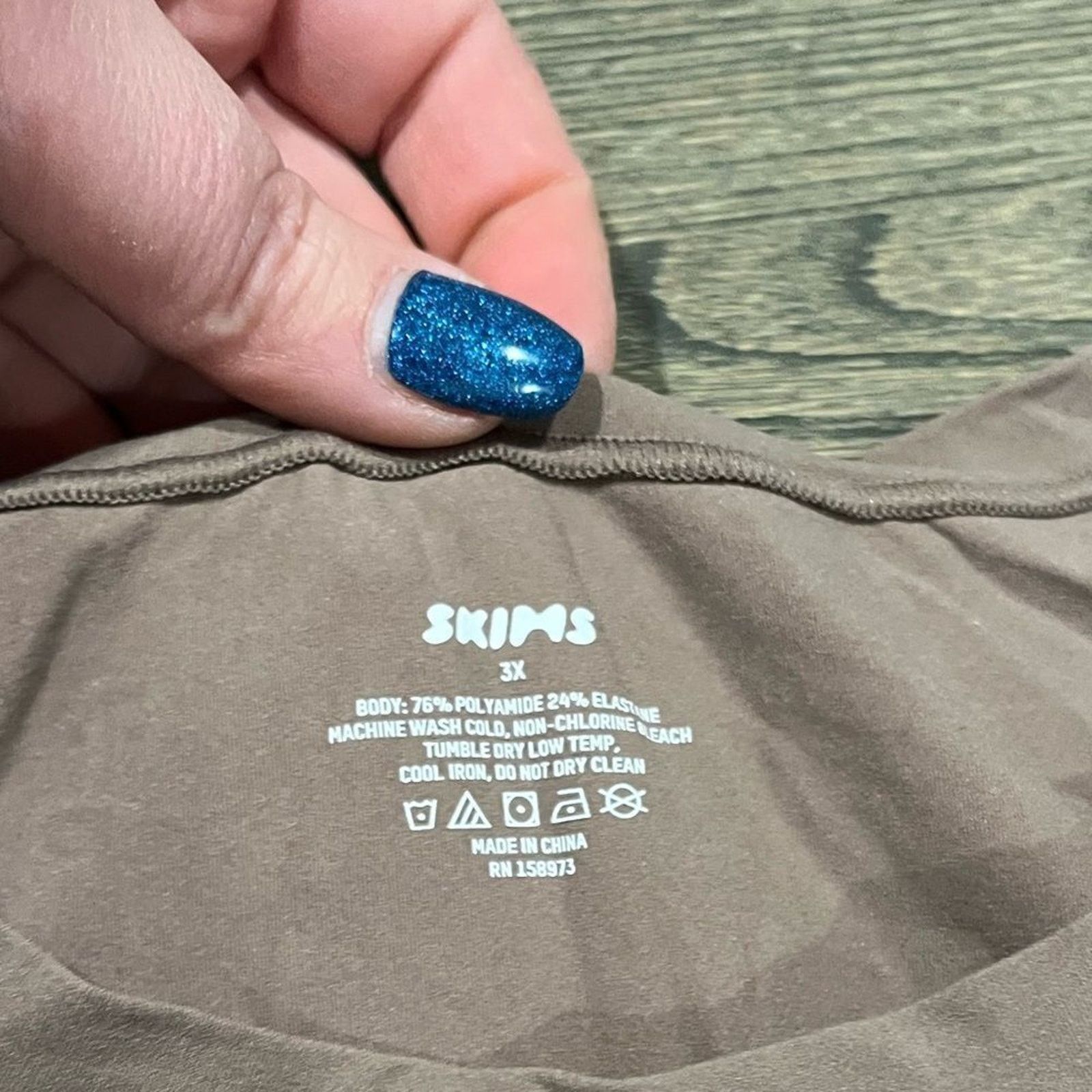 SKIMS NWT Skims Fits Everybody Super Cropped T-Shirt Umber 3X Size 3XL / US 20-22 - 4 Thumbnail
