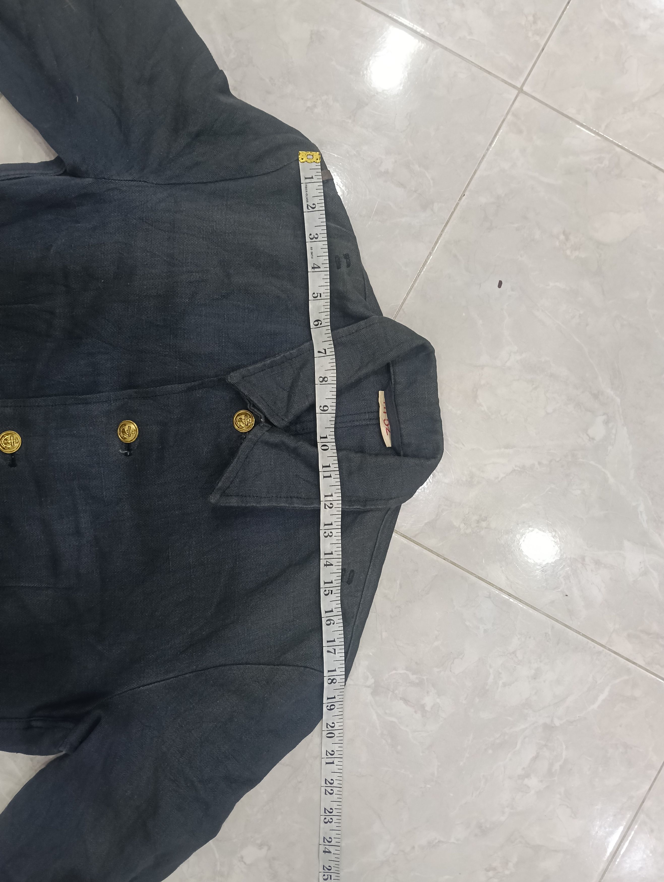 Other Vintage 50s/60s East Germany Navy Hbt Jacket Size US L / EU 52-54 / 3 - 17 Thumbnail