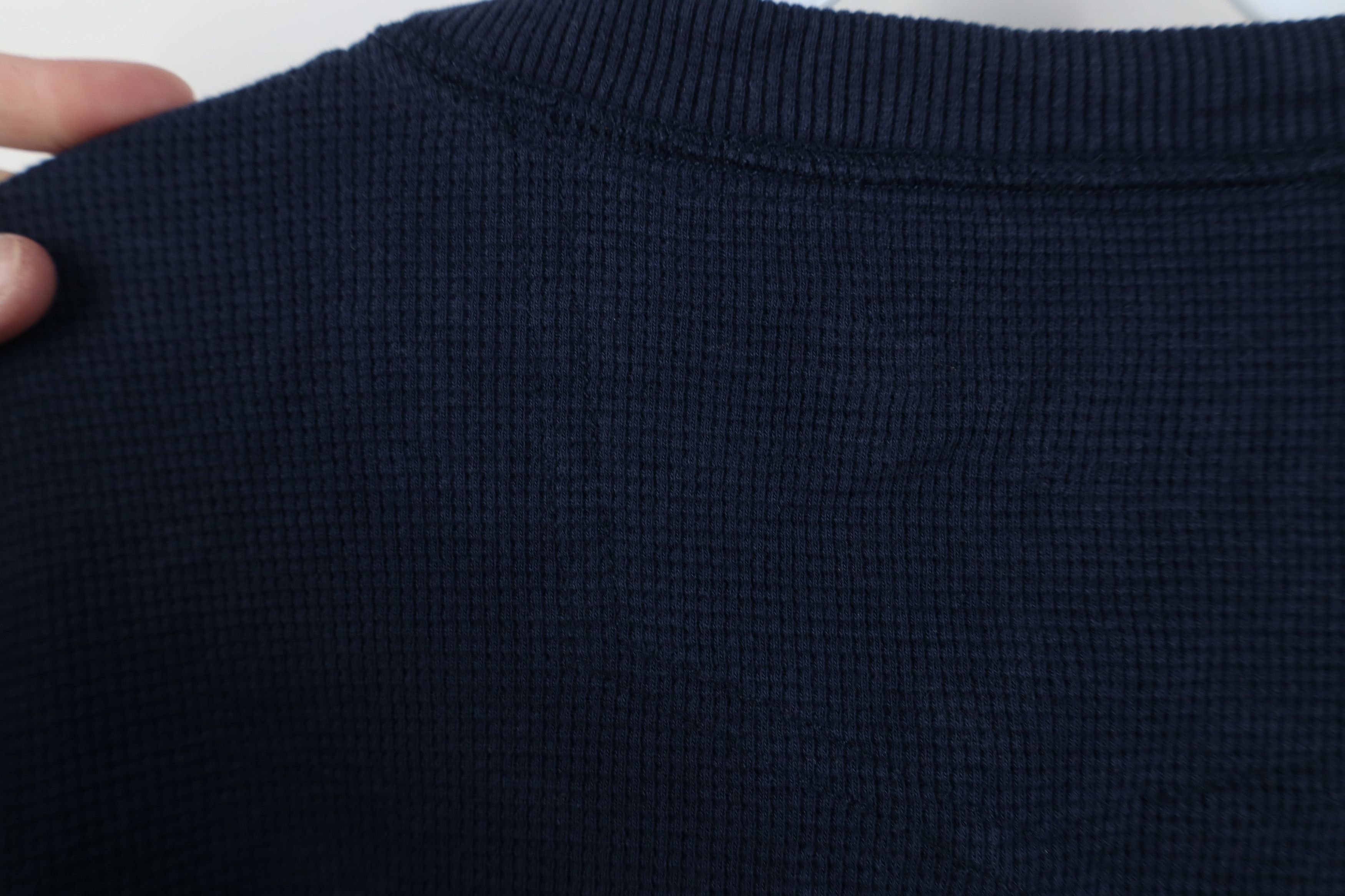 Eddie Bauer Vintage Eddie Bauer Heavy Thermal Waffle Knit Henley T-Shirt Size US L / EU 52-54 / 3 - 11 Thumbnail