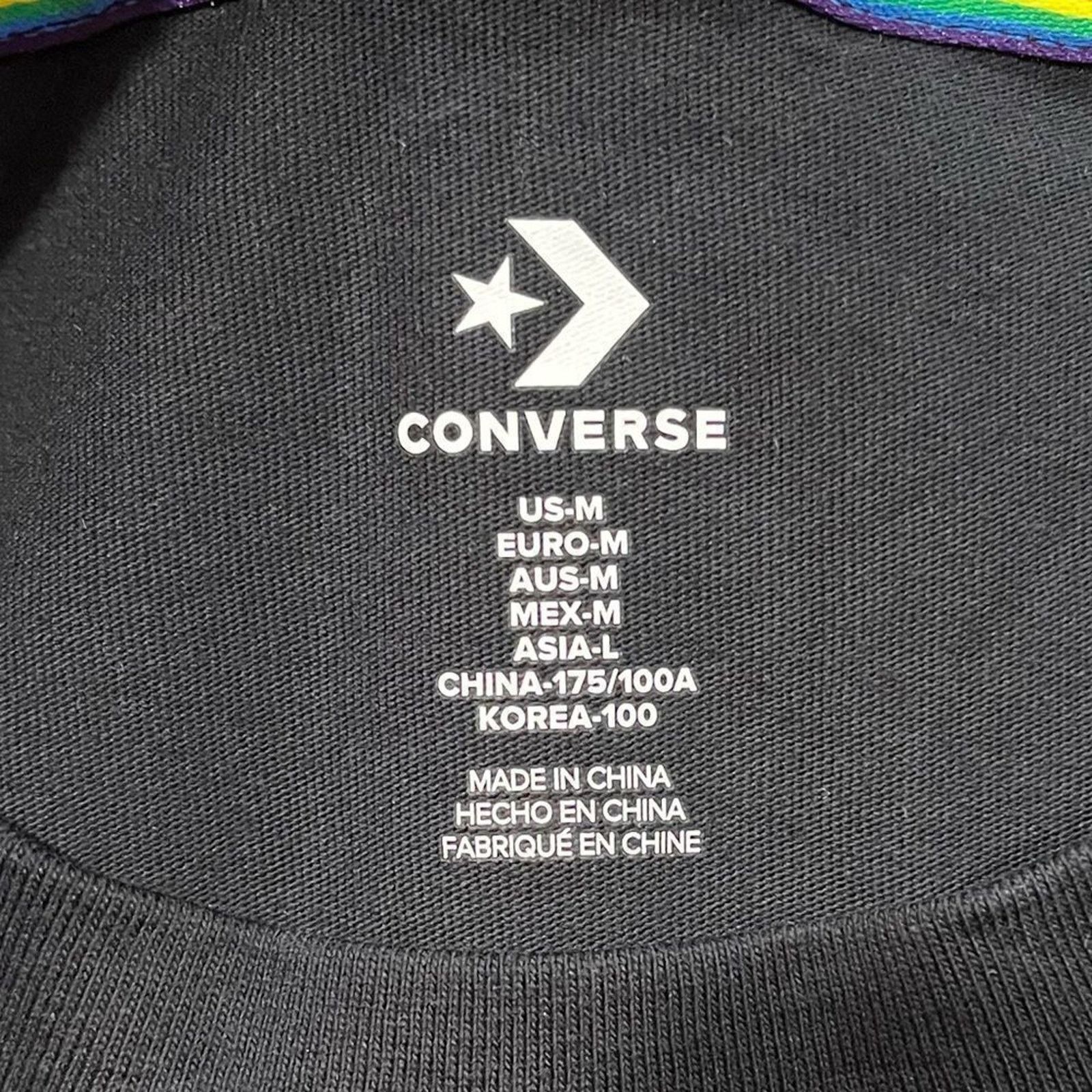 Converse NWOT Converse T-Shirt Pullover Lightweight Black Size M Size M / US 6-8 / IT 42-44 - 3 Thumbnail