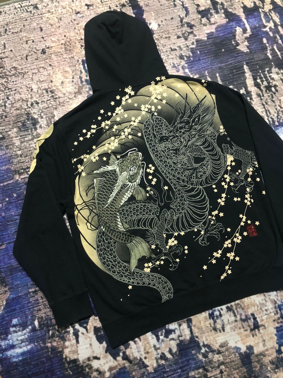 Karakuri Tamashii Karakuri Tamashii Koi Fish & Dragon Embroidered Print Size US XL / EU 56 / 4 - 6 Thumbnail