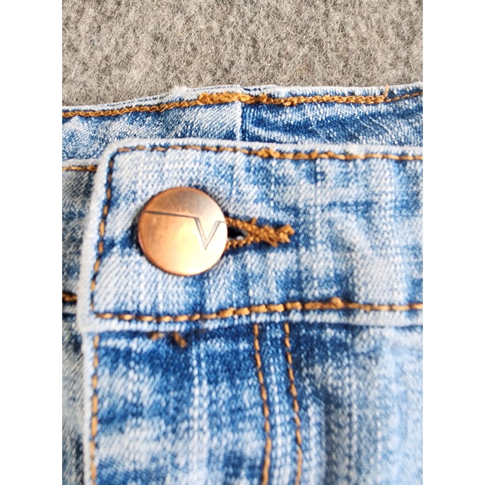 Denime VINTAGE Forenza Skirt Denim Women 20 Long Maxi 90s Pockets Slit Blue Cotton Shirt none Size 42" / US 20 - 4 Thumbnail
