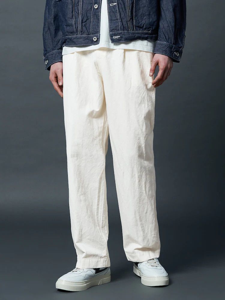 Sage De Cret Sage de grey canvas denim wide pants Size US 30 / EU 46 - 1 Thumbnail