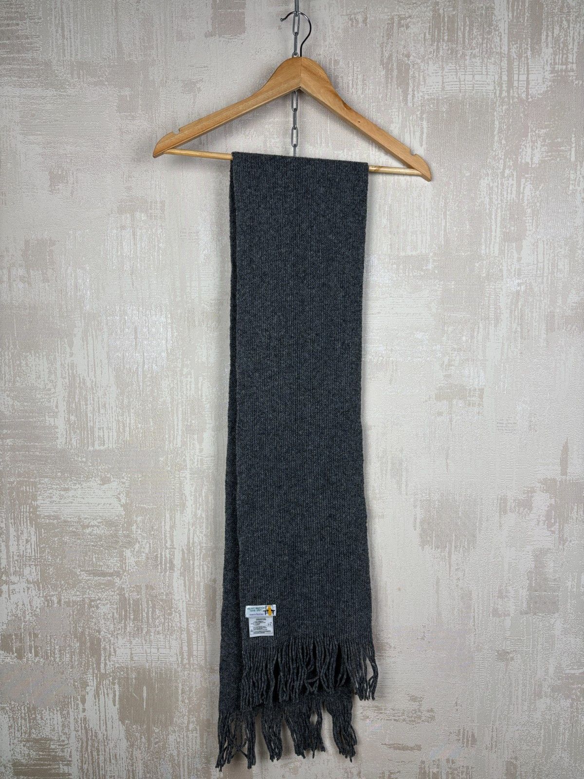 Other UK William Brunton Hand Knits Scarf 100% Lambswool Scotland Size ONE SIZE - 2 Thumbnail