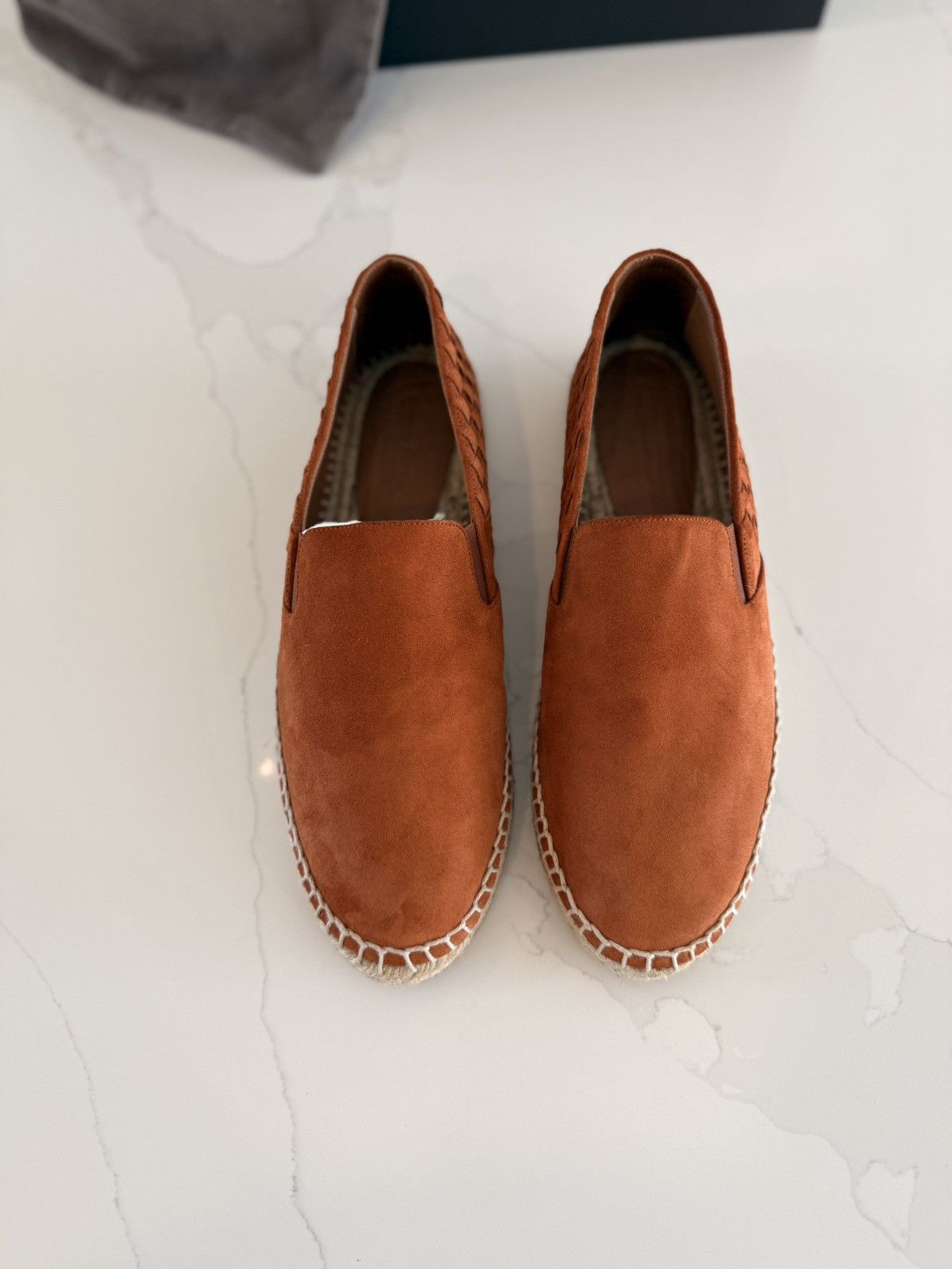 Bottega Veneta $990 Bottega Veneta Intrecciato Terracotta Suede Espadrilles Size US 9 / EU 42 - 6 Thumbnail