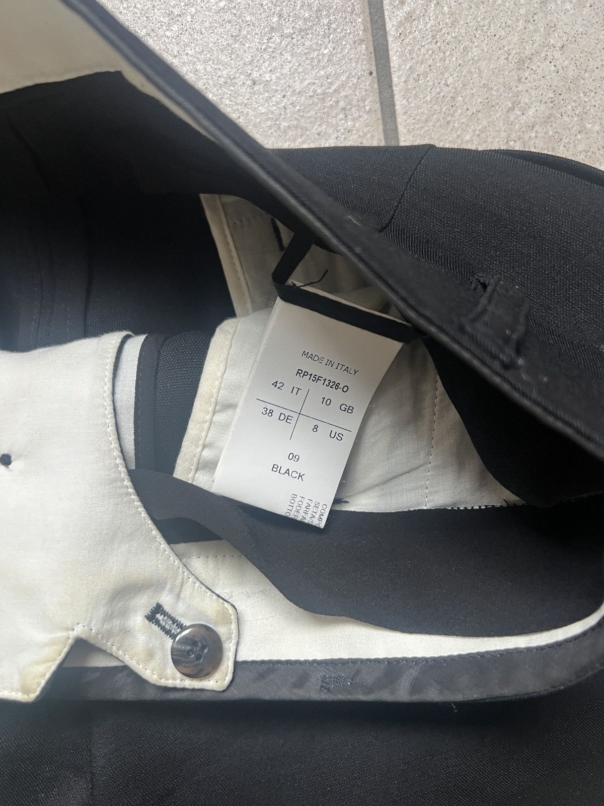 Rick Owens Rick Owens Black Trousers - Size IT42 / US 8 Size US 38 / EU 54 - 3 Thumbnail