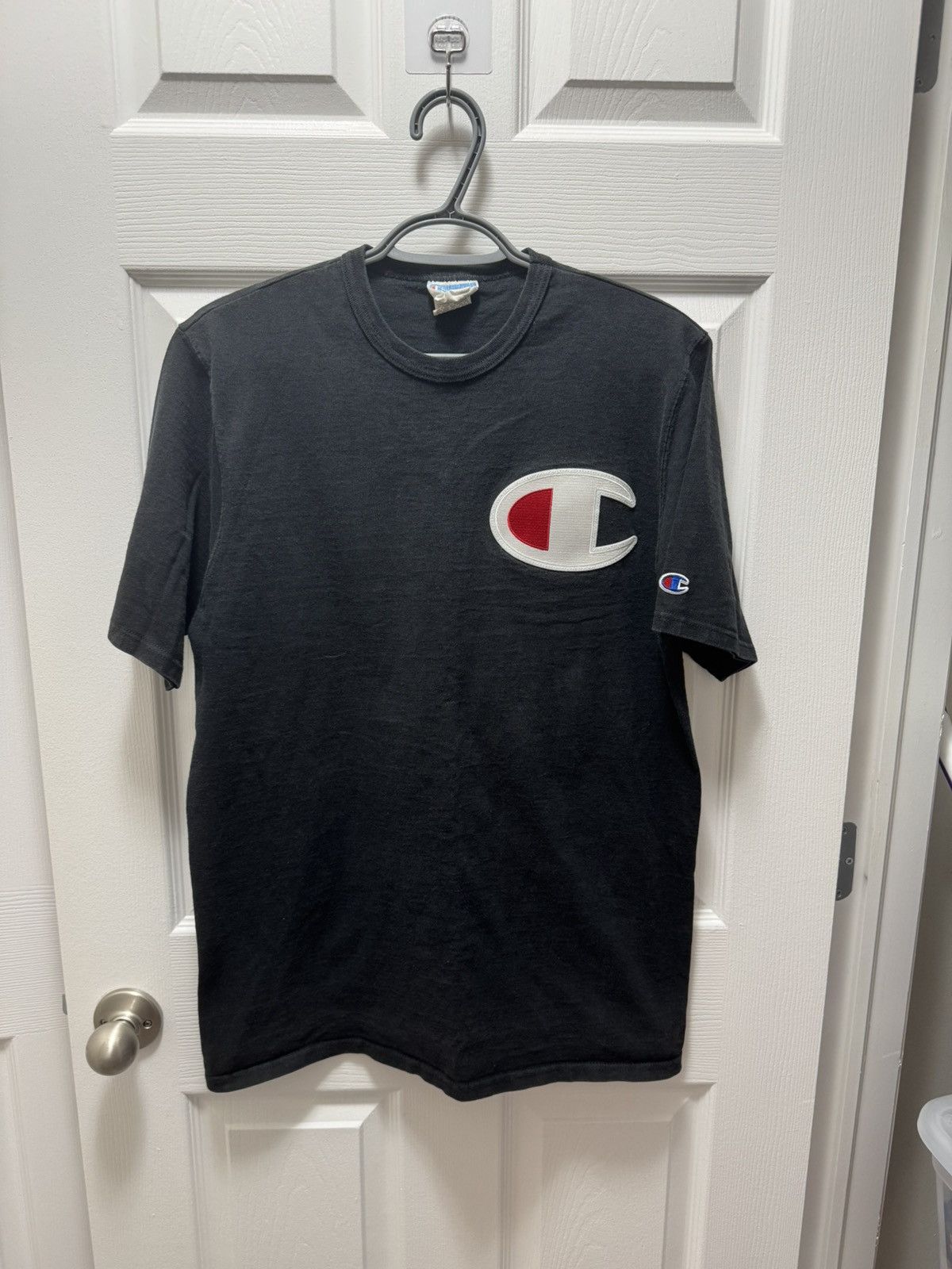 Champion × Vintage Champion Vintage Classic Large Logo Thick Cotton 90s Size US L / EU 52-54 / 3 - 1 Thumbnail