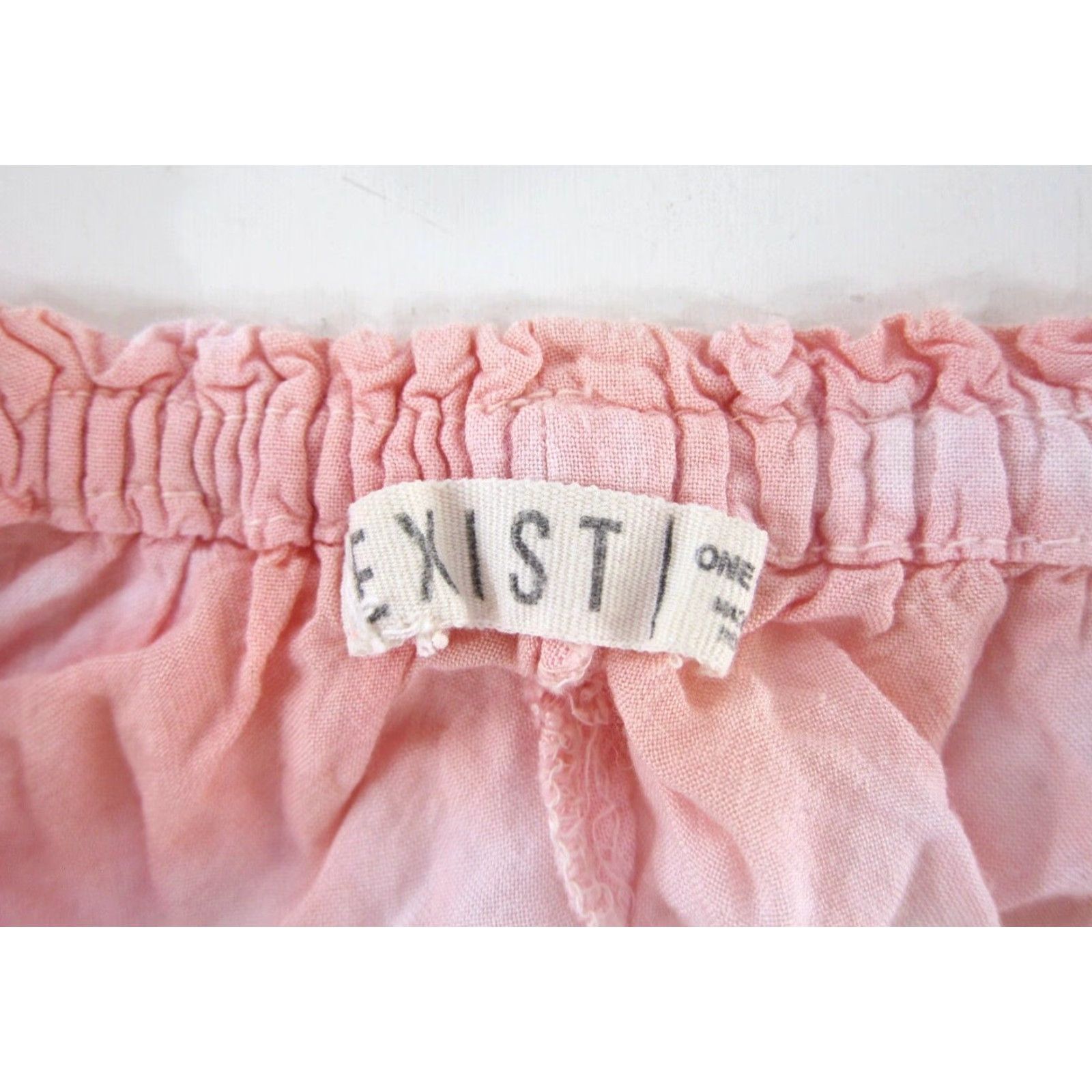Vintage Exist Pink Tie Dye Off Shoulder 3/4 Sleeve Blouse OS Blouse Boho Tunic Women OS Size M / US 6-8 / IT 42-44 - 3 Thumbnail