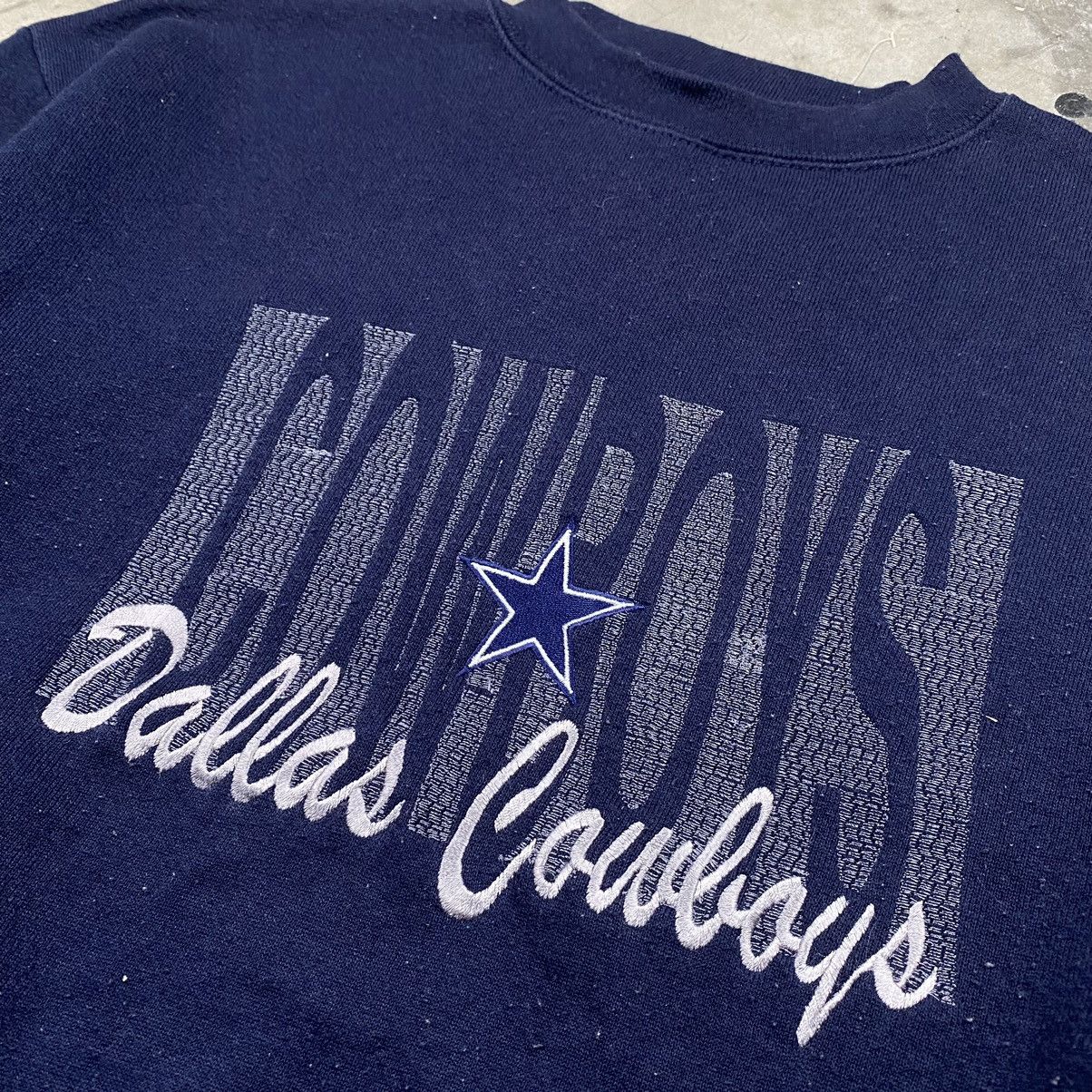 Logo 7 × Vintage 90s Dallas Cowboys Boxy Crewneck Size US M / EU 48-50 / 2 - 2 Thumbnail