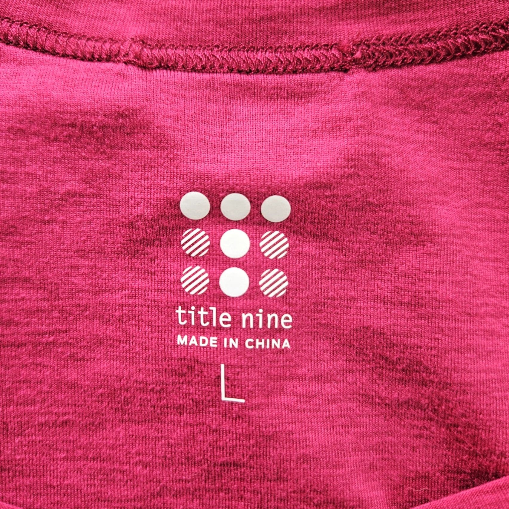 Vintage VINTAGE? No. Title Nine Womens Tank Top L Pink Scoop Neck Size L / US 10 / IT 46 - 5 Thumbnail