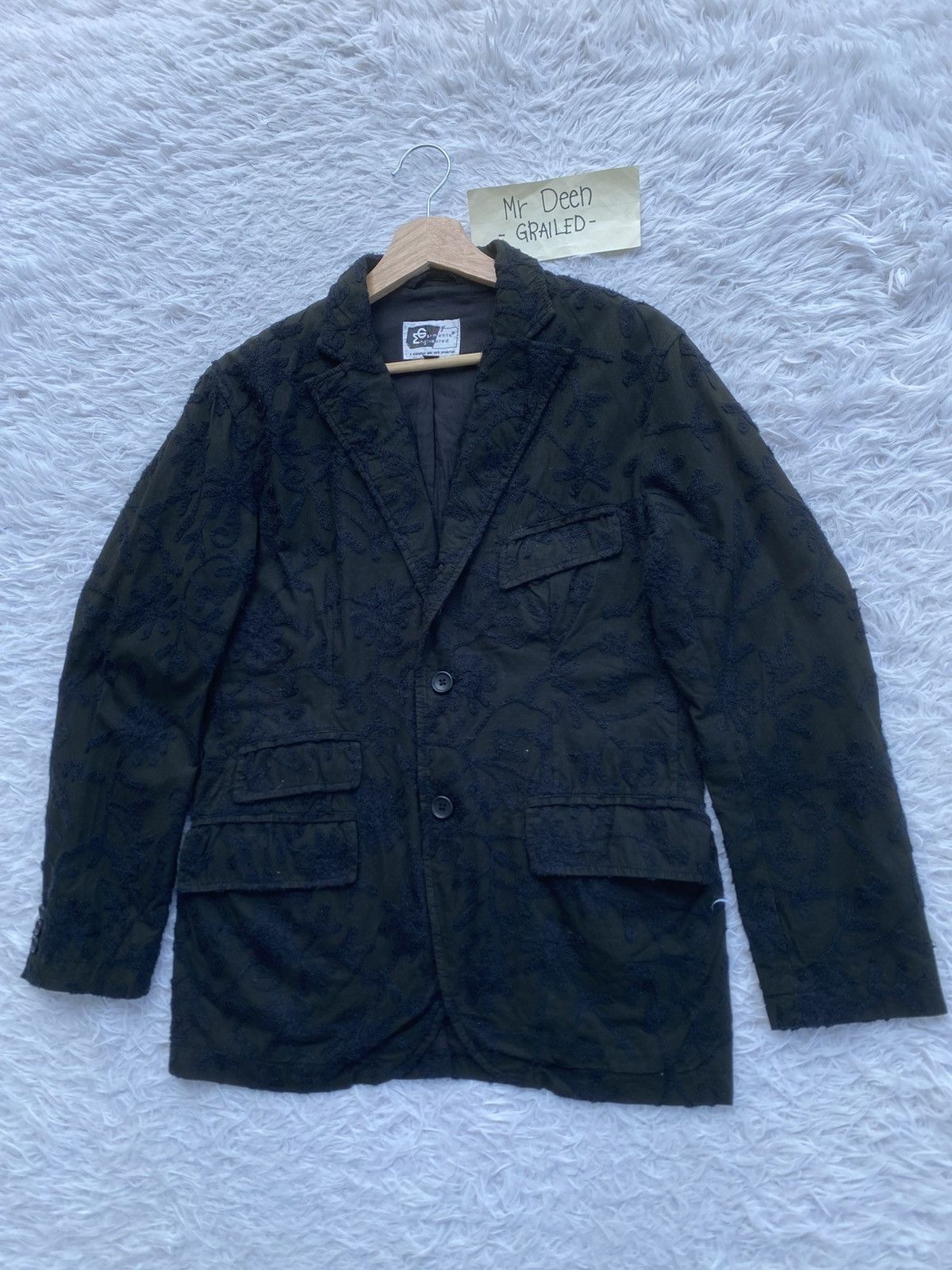 Engineered Garments Engineered Garments Chain Stitch Florals Embroidery Jacket Size XS / US 0-2 / IT 36-38 - 4 Thumbnail