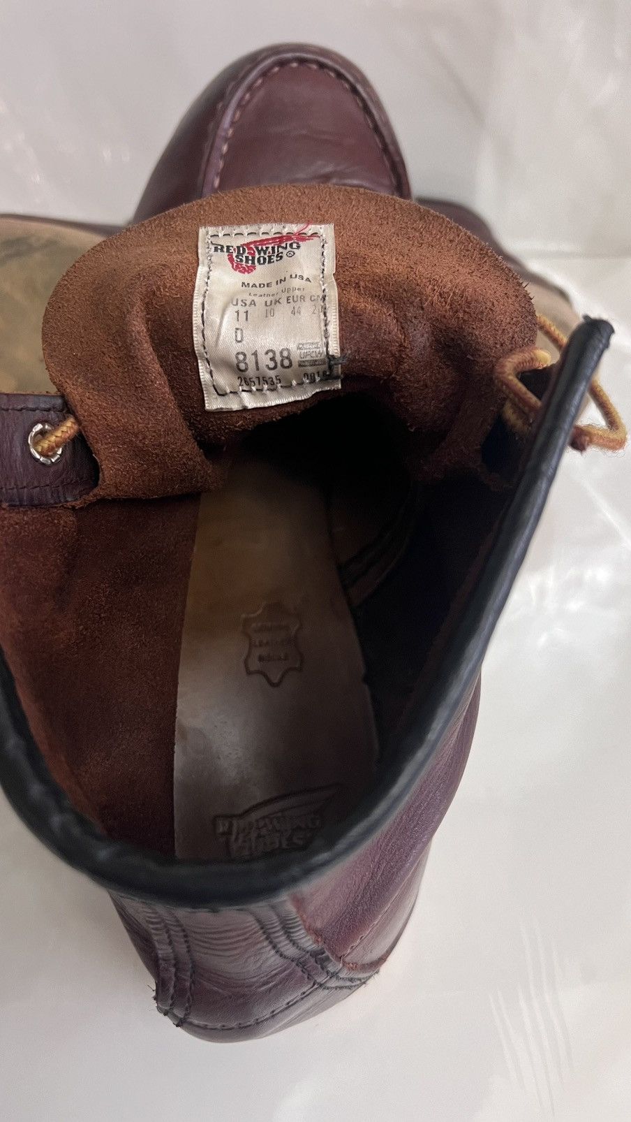 Red Wing Red wing #8138 classic moc toe brown leather boot size 11 D Size US 11 / EU 44 - 11 Thumbnail
