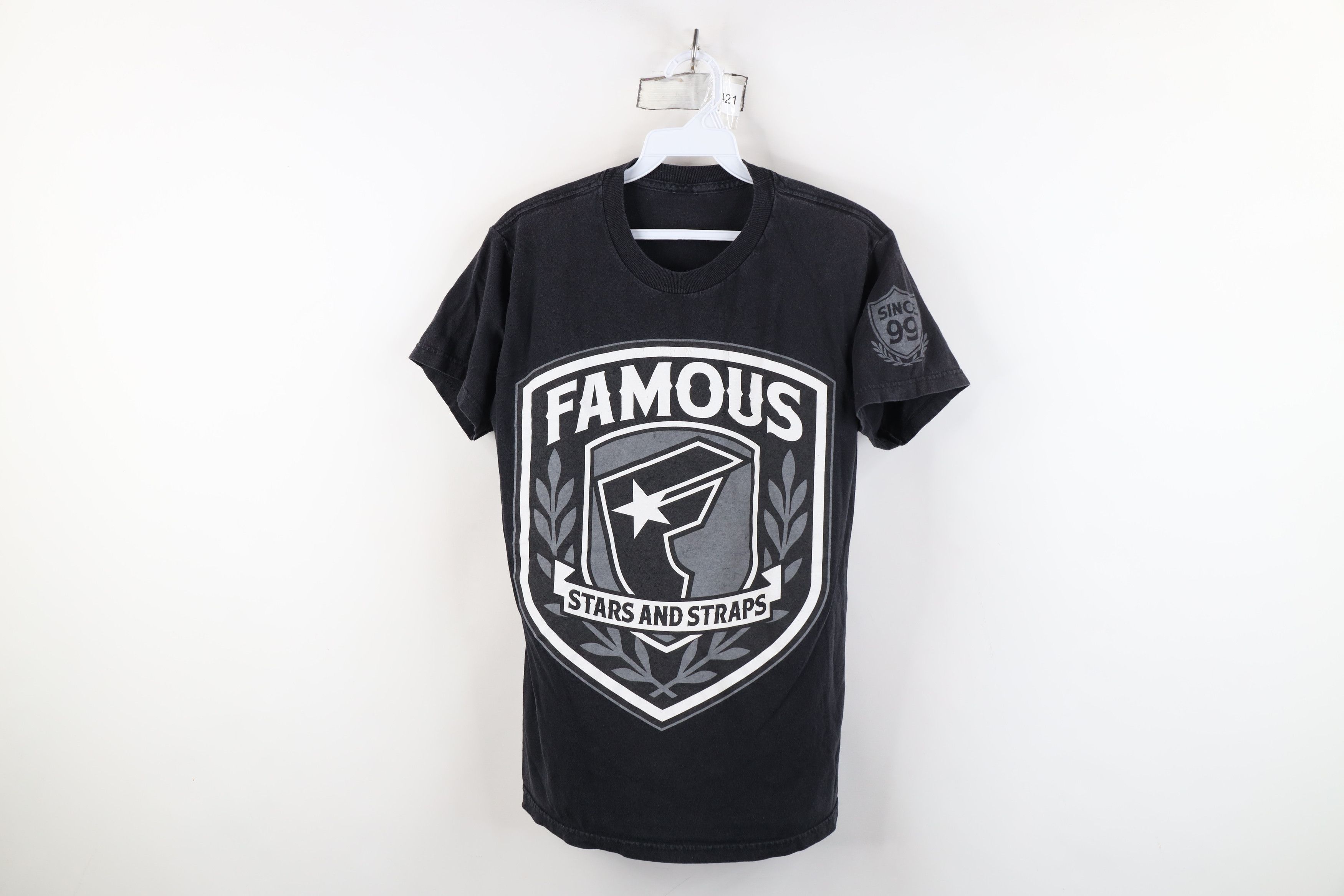 Famous Stars And Straps Vintage Famous Stars and Straps Spell T-Shirt Black Cotton Size US XS / EU 42 / 0 - 1 Thumbnail