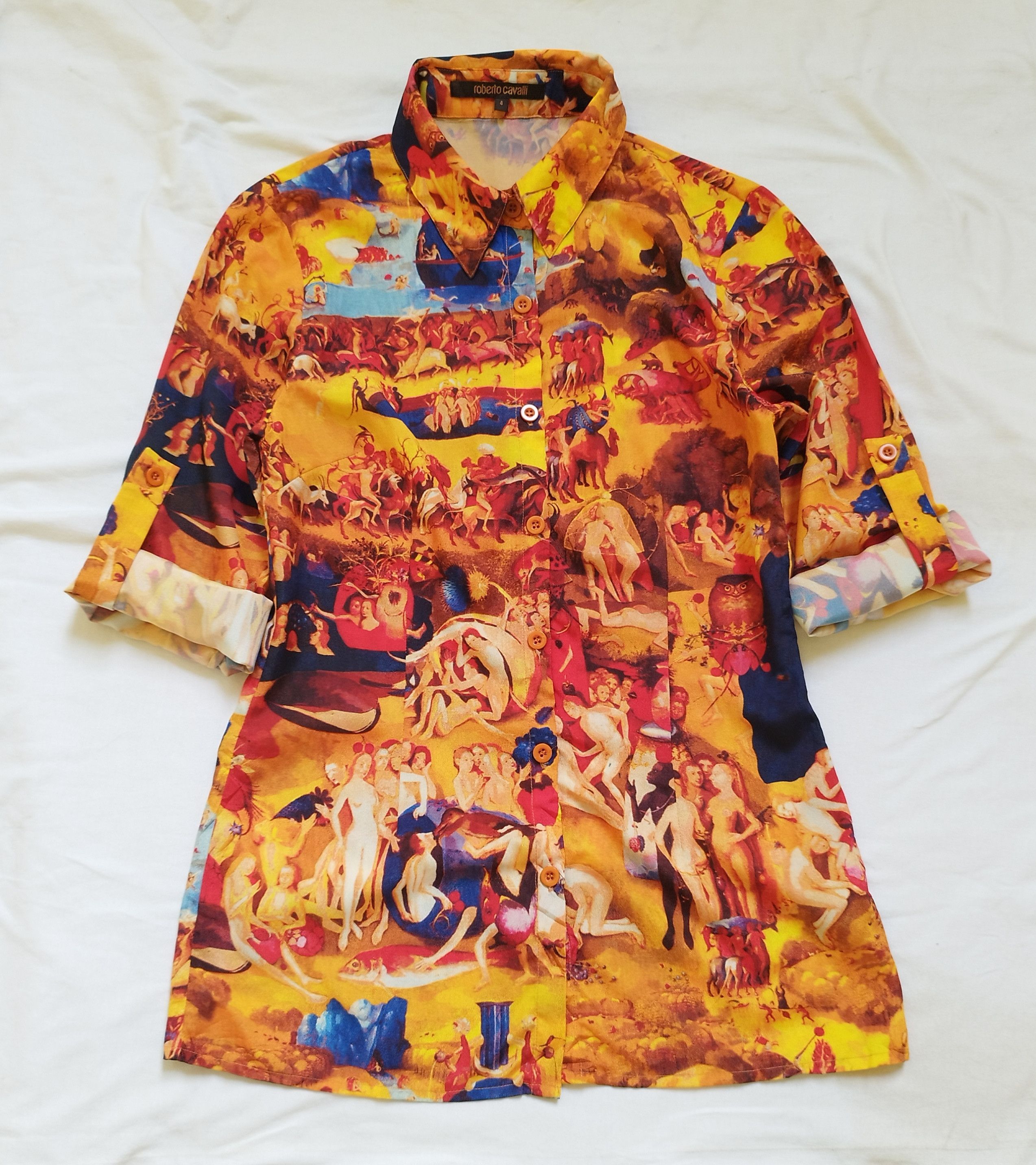 Roberto Cavalli Roberto cavalli the garden of earthly delights shirt Size S / US 4 / IT 40 - 5 Thumbnail