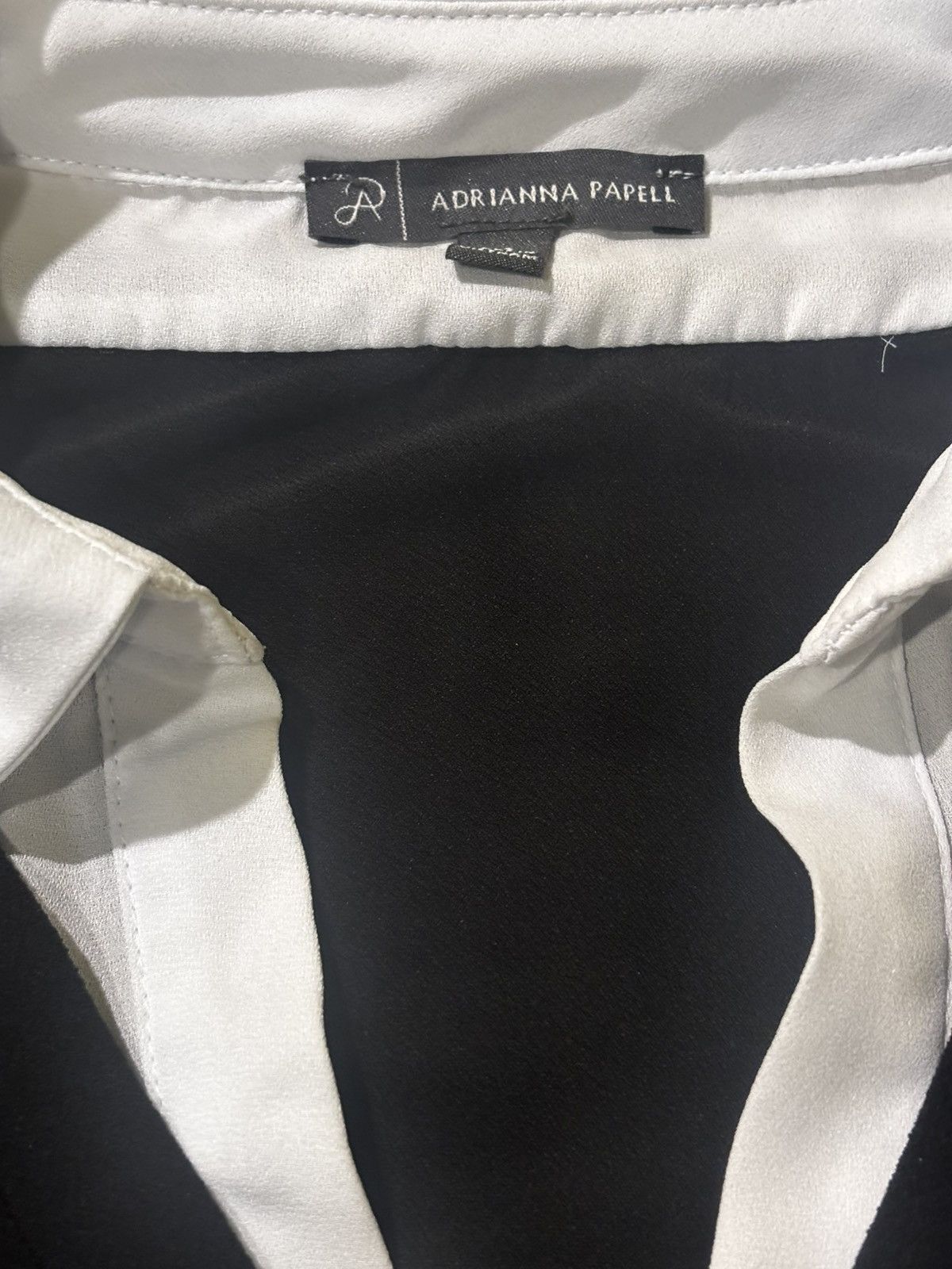 Adrianna Papell Black & white top0406 Size XL / US 12-14 / IT 48-50 - 3 Thumbnail