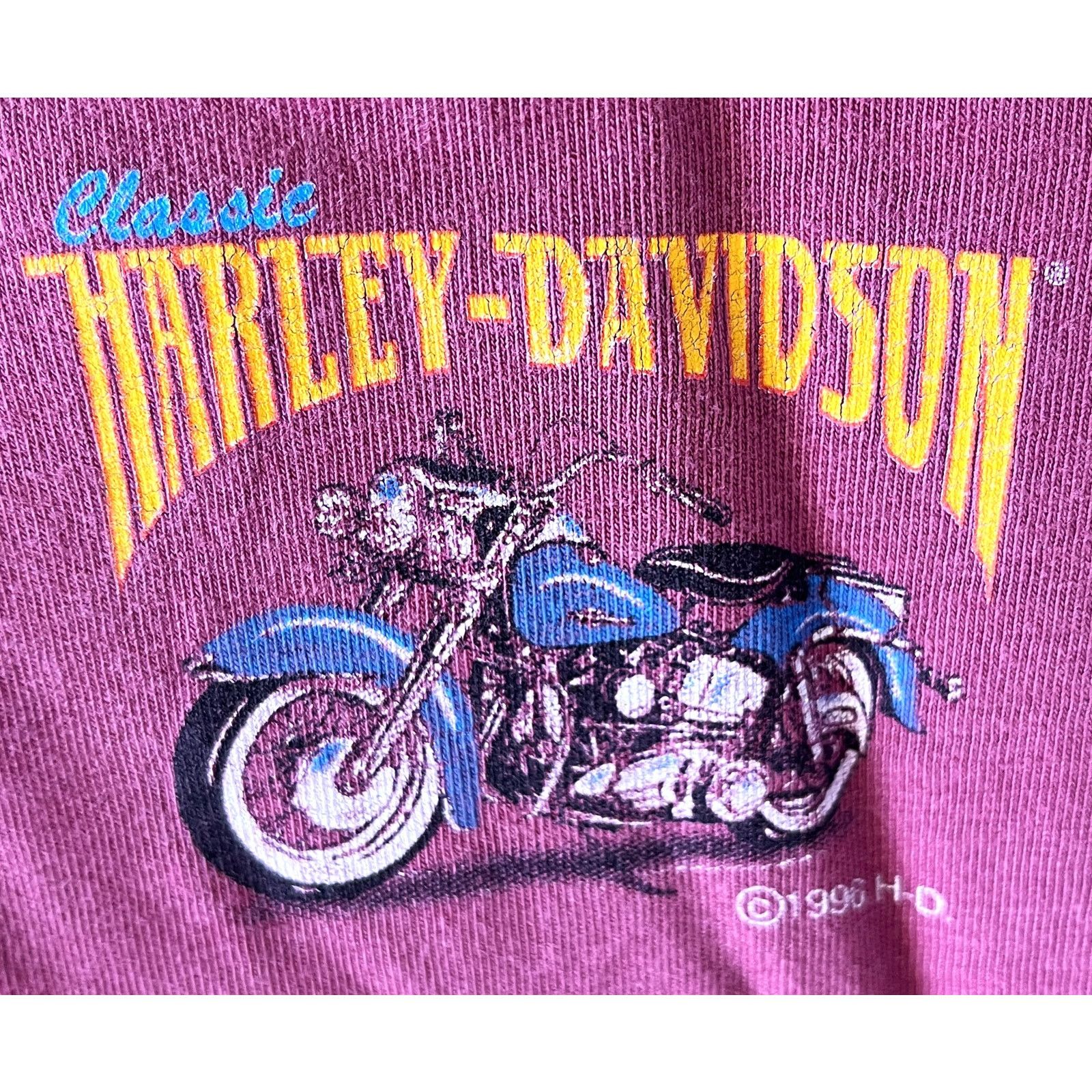 Harley Davidson Vintage Official Harley-Davidson Tee Shirt Size XL Size US XL / EU 56 / 4 - 4 Thumbnail