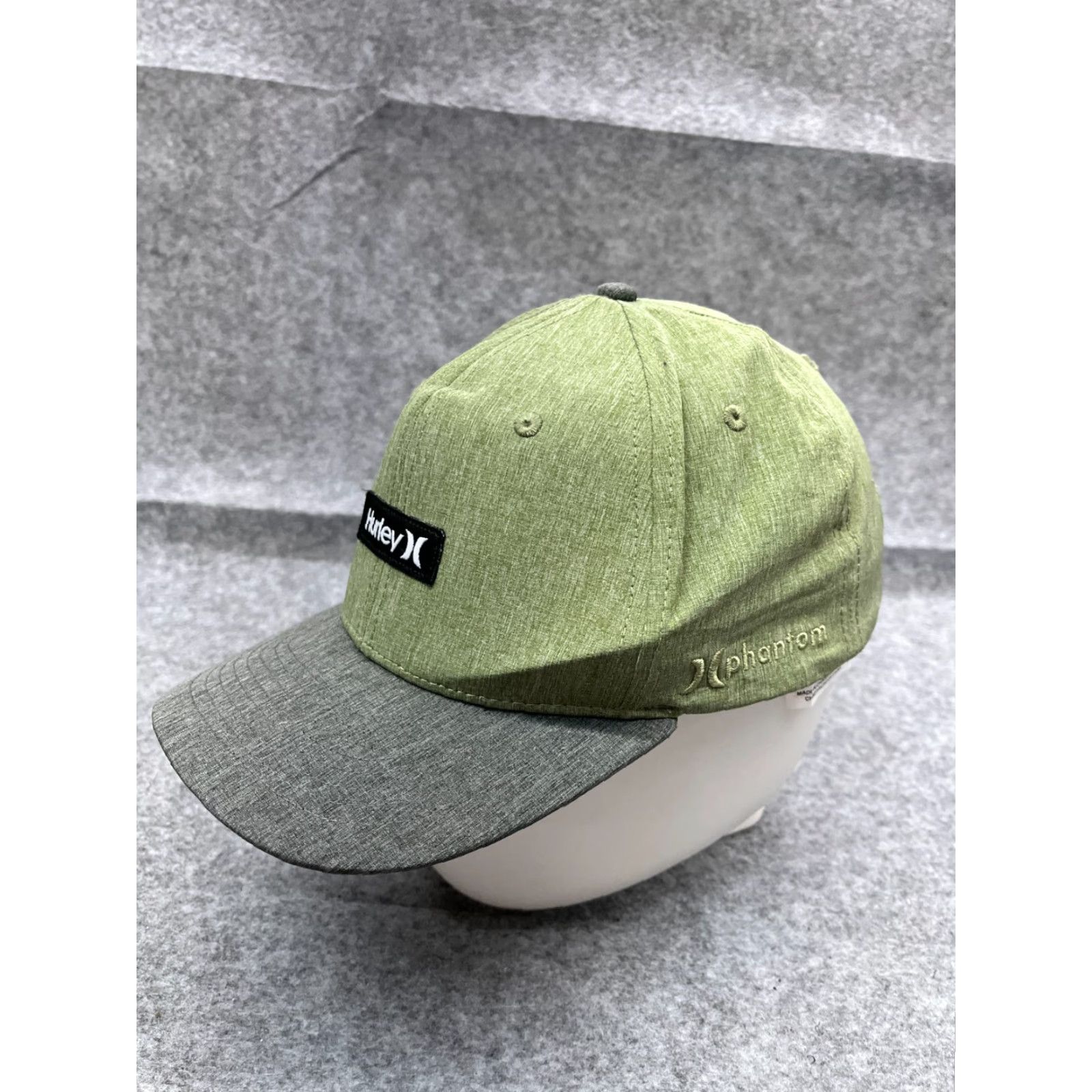 Hurley Hurley Nike Hat Cap Snap Back Adult One Size Green Polyester Dri-Fit Skate Baseball Hat Cap Mens Green Snapback 90s Theme Beach Size ONE SIZE - 4 Thumbnail